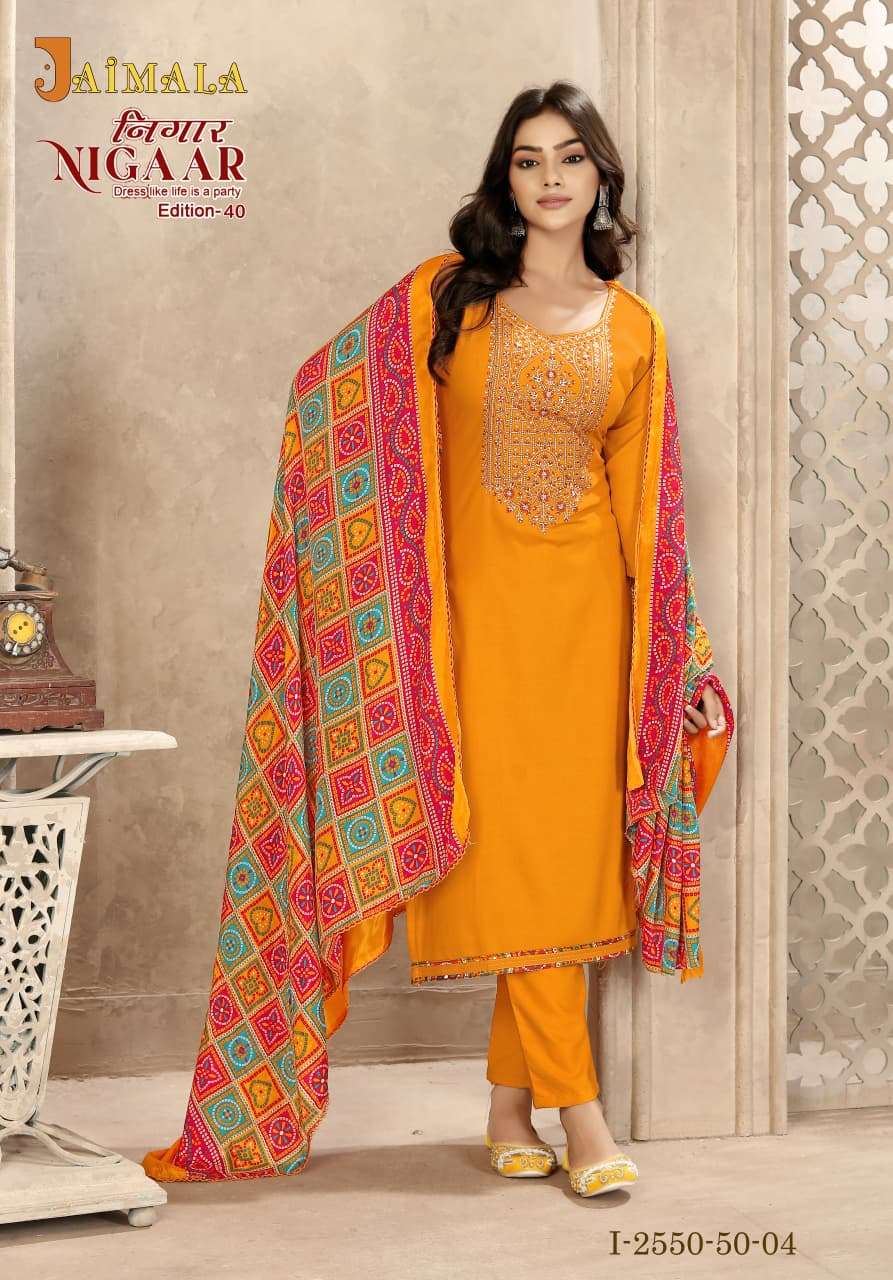 ALOK SUITS JAIMALA NIGAAR VOL 40 