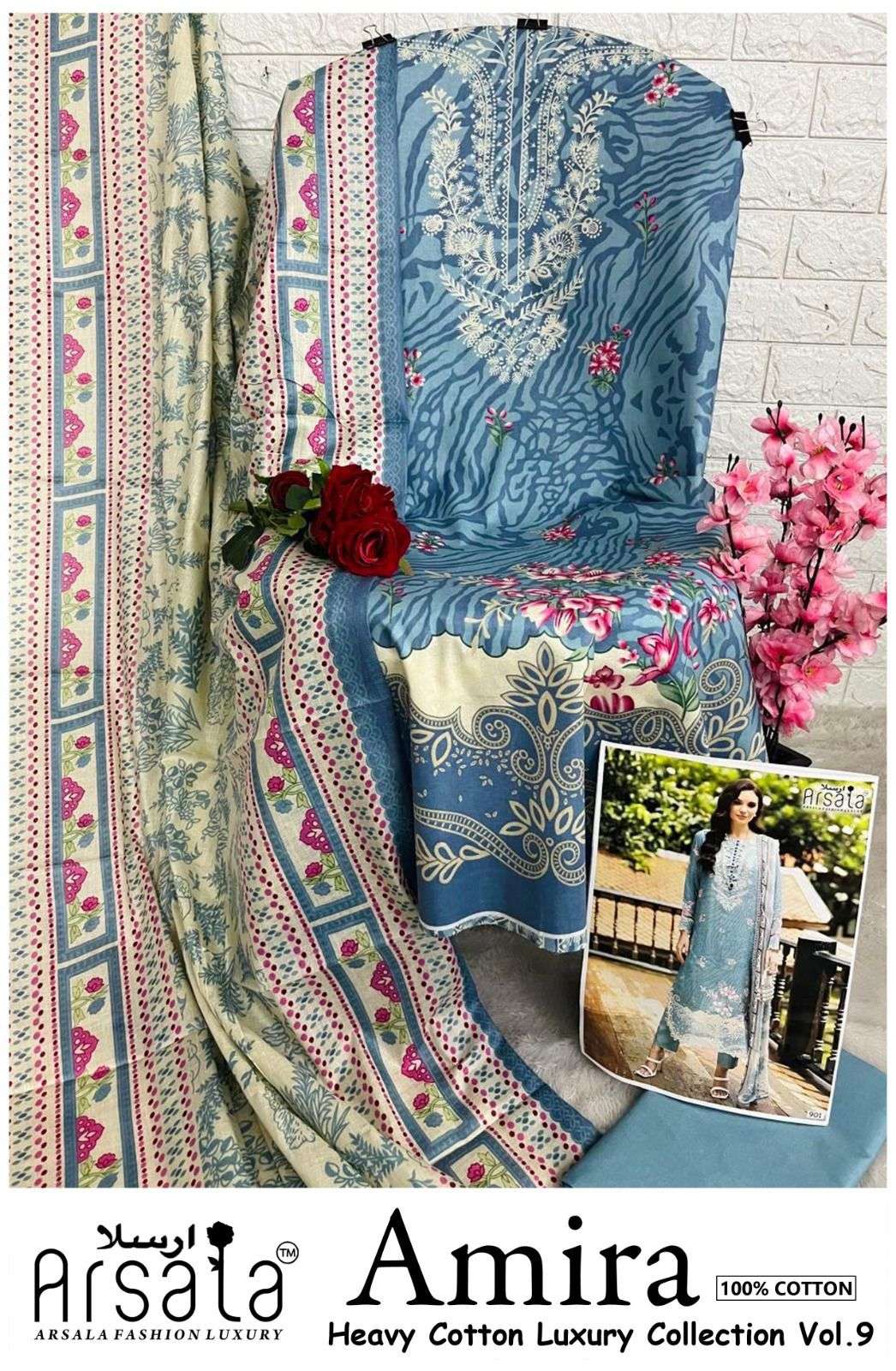 ARSALA FASHION AMIRA HEAVY COTTON LUXURY COLLECTION VOL 9