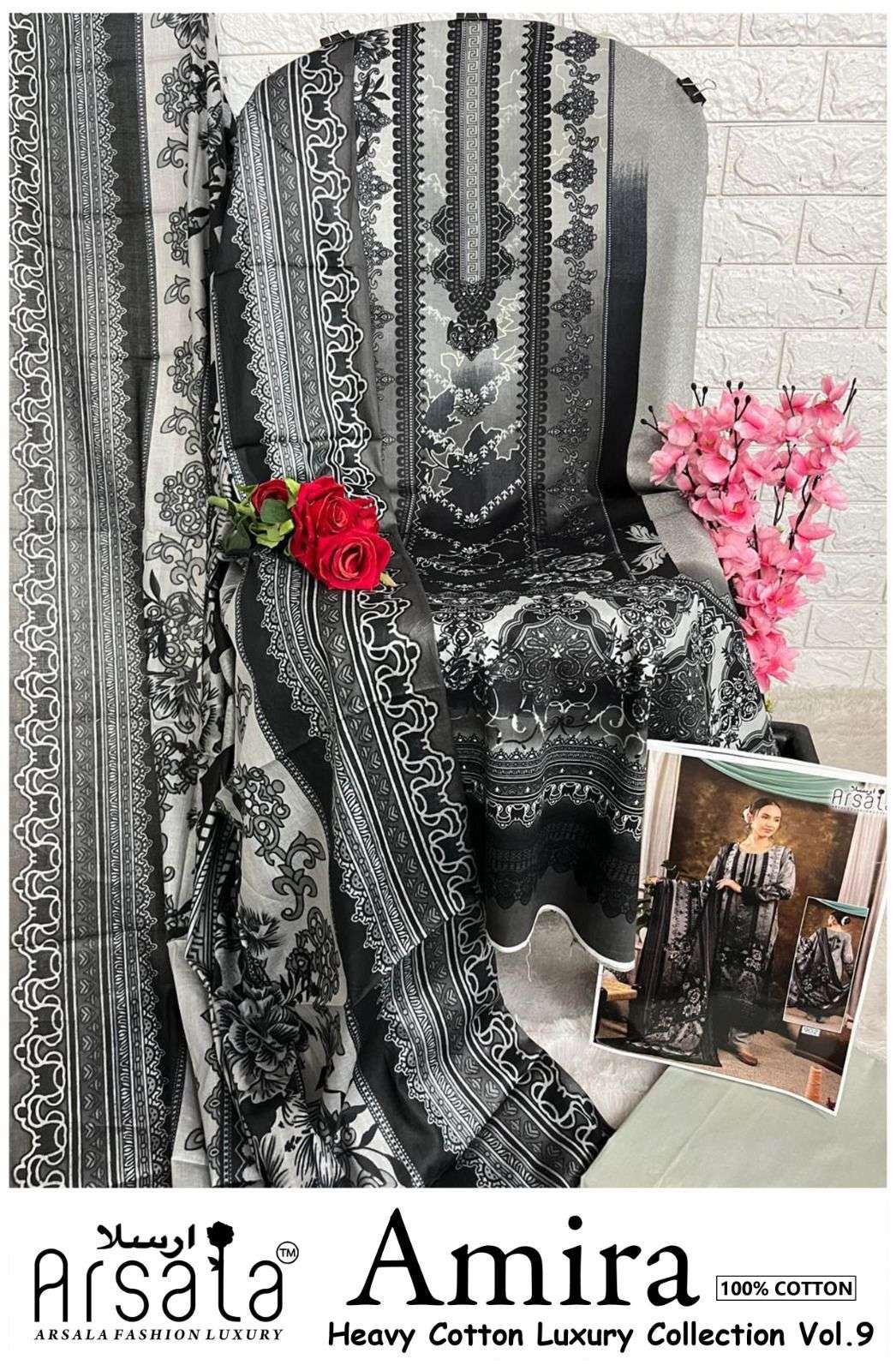 ARSALA FASHION AMIRA HEAVY COTTON LUXURY COLLECTION VOL 9