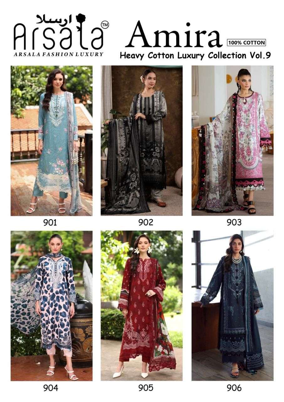 ARSALA FASHION AMIRA HEAVY COTTON LUXURY COLLECTION VOL 9