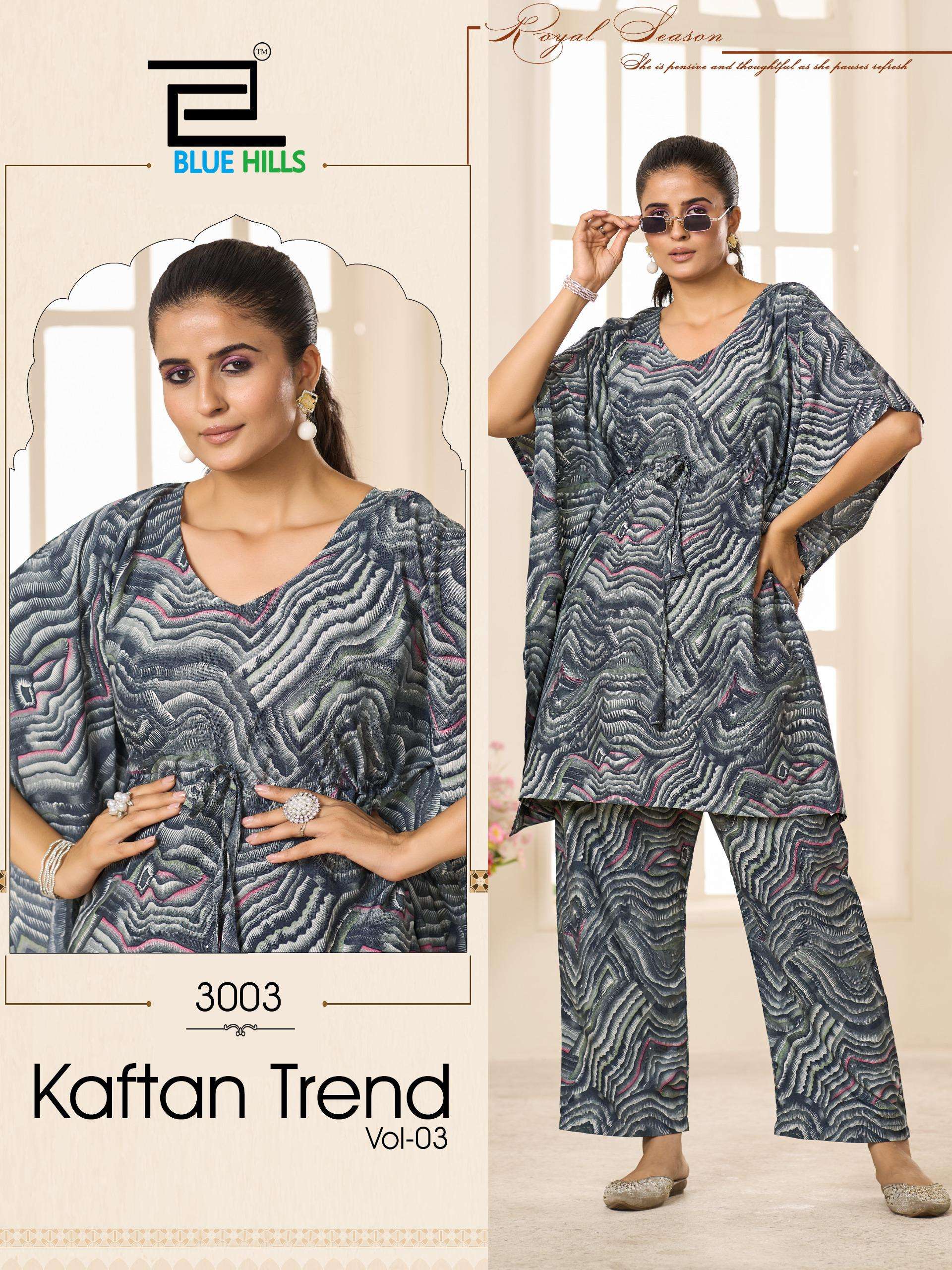BLUE HILLS KAFTAN TREND VOL 3