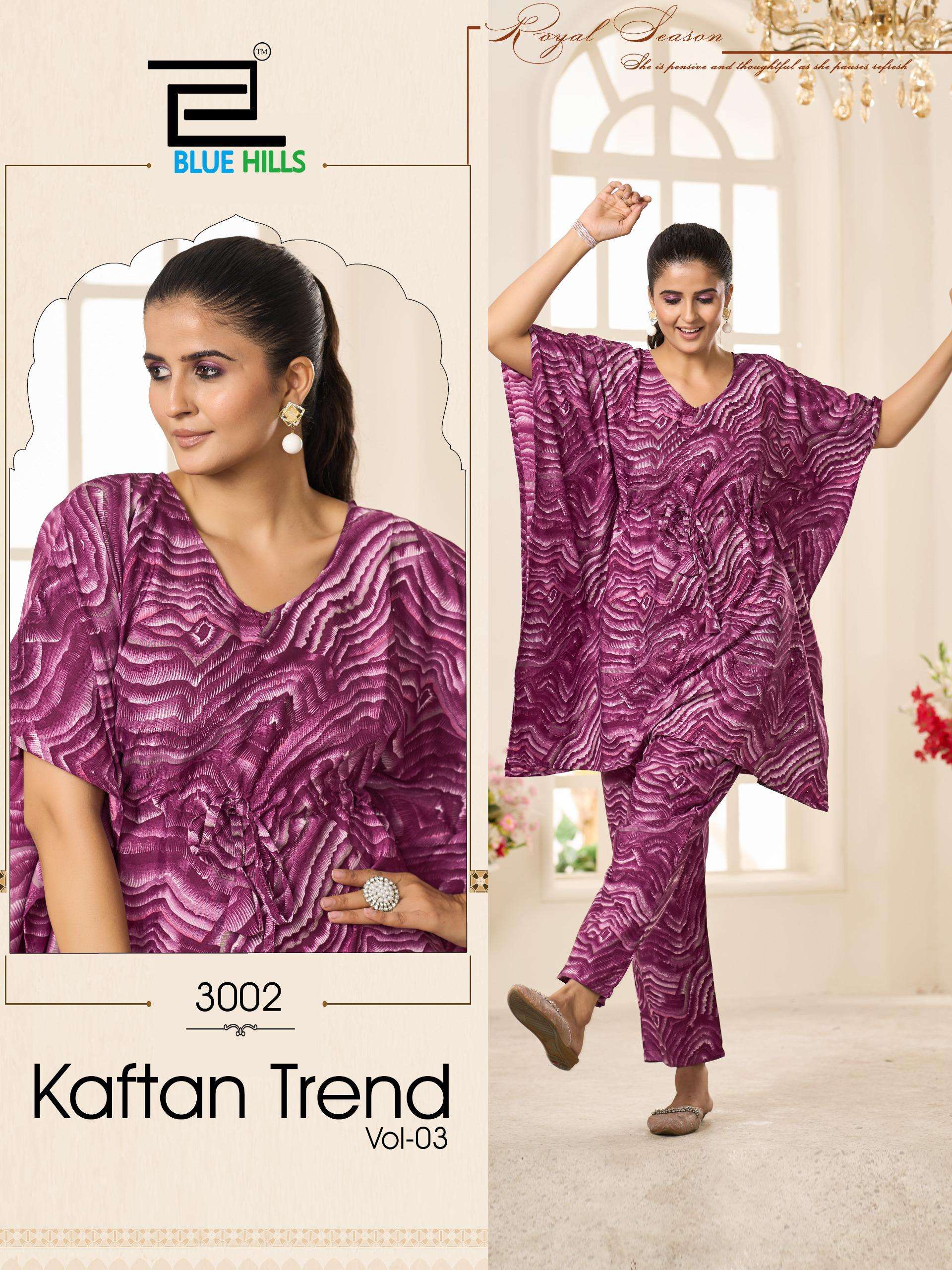 BLUE HILLS KAFTAN TREND VOL 3