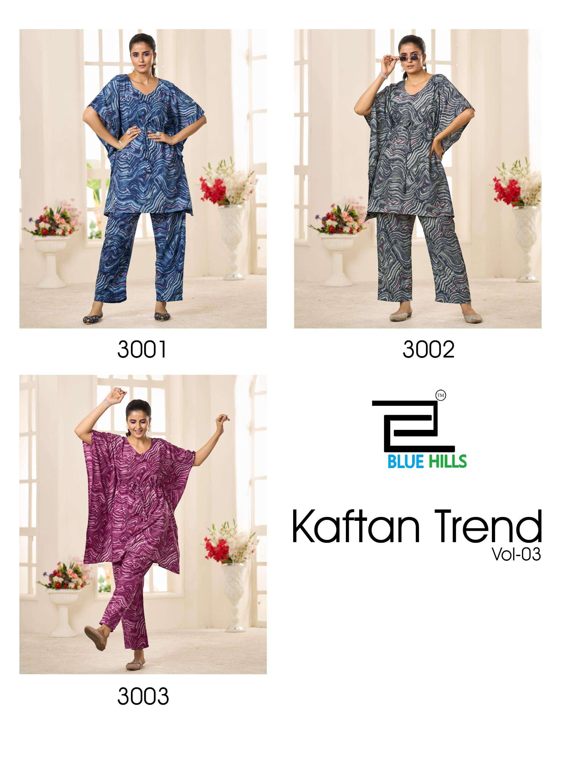 BLUE HILLS KAFTAN TREND VOL 3