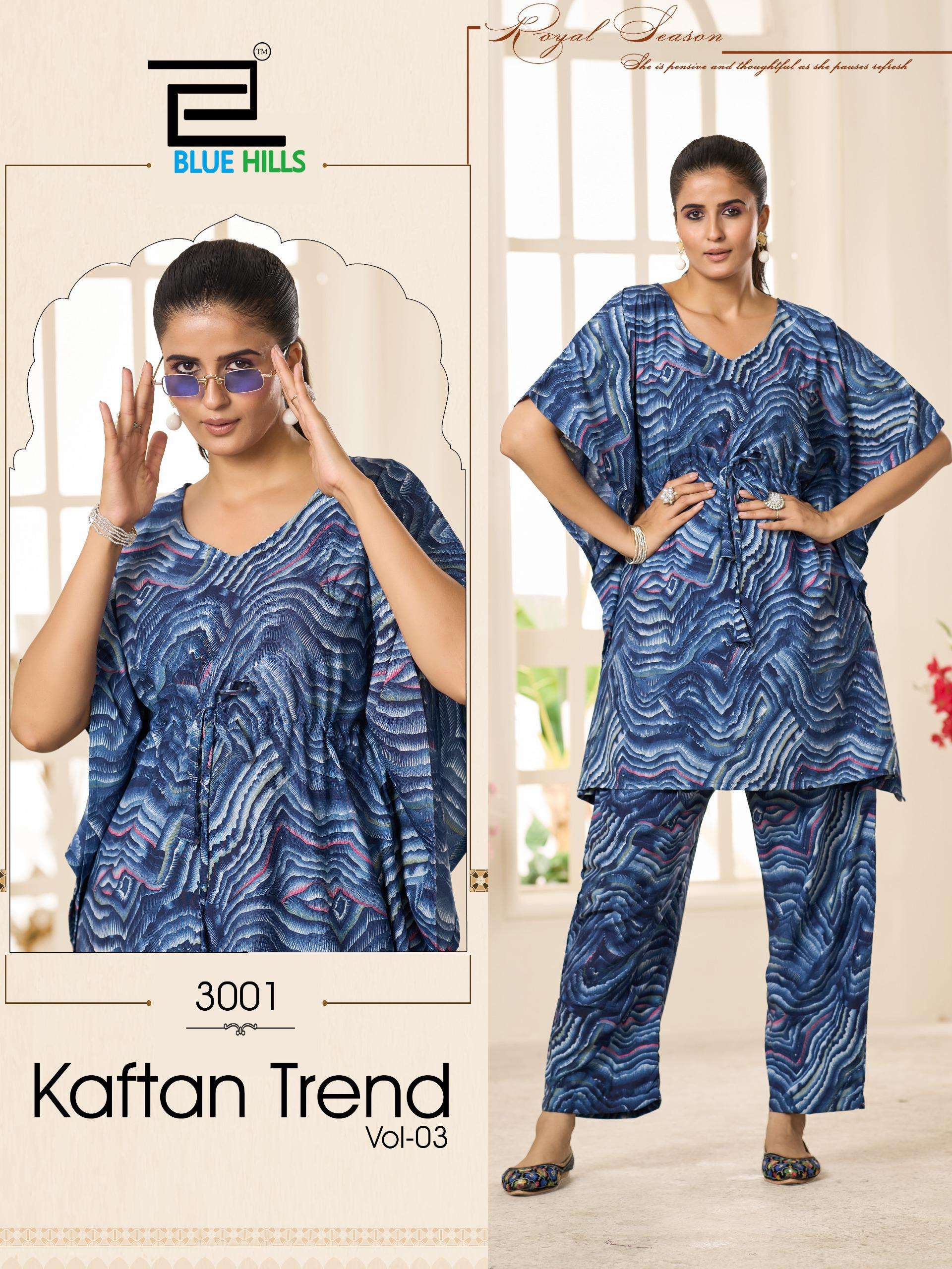 BLUE HILLS KAFTAN TREND VOL 3