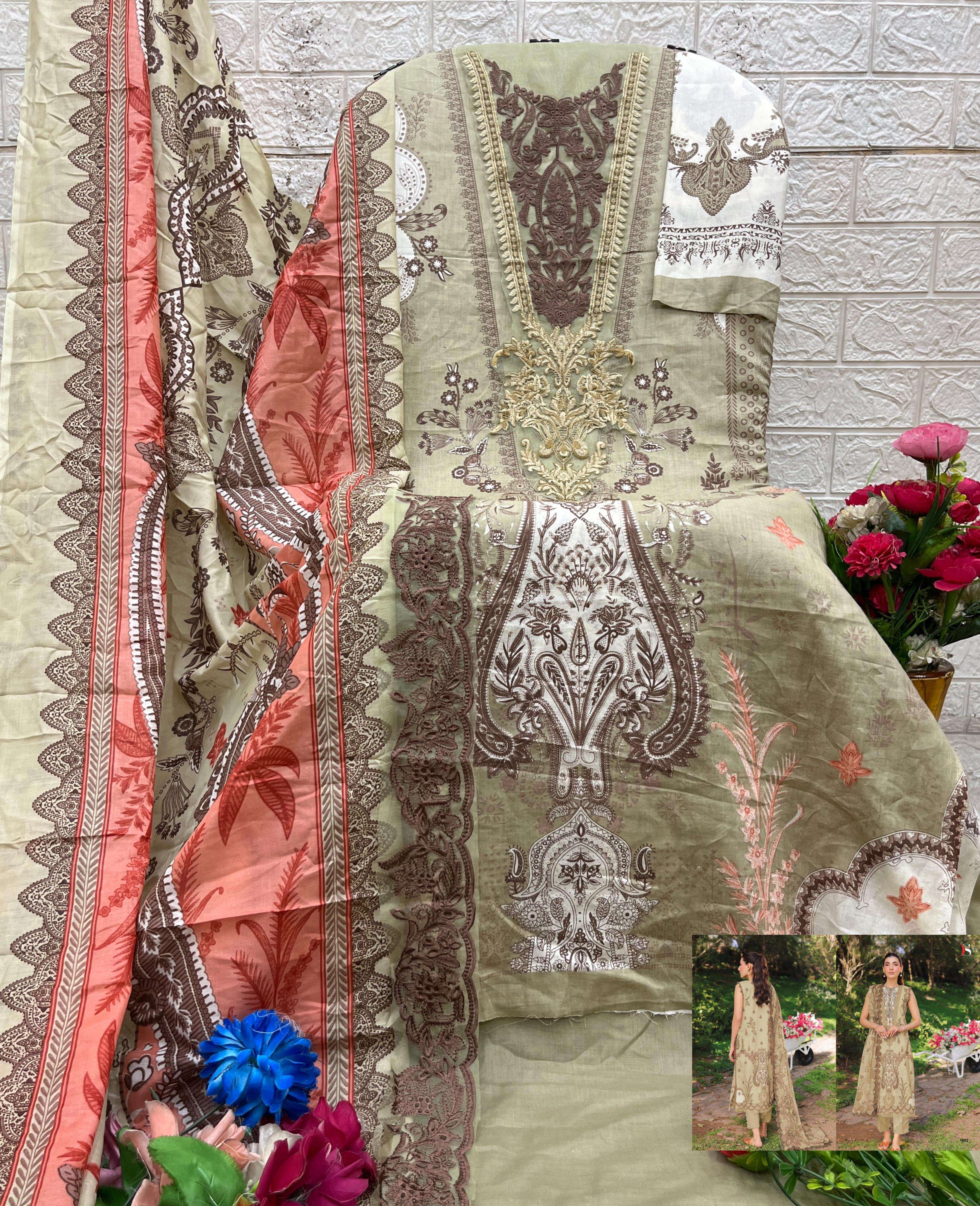 DEEPSY SUITS JADE BLISS LAWN 25 VOL 2 