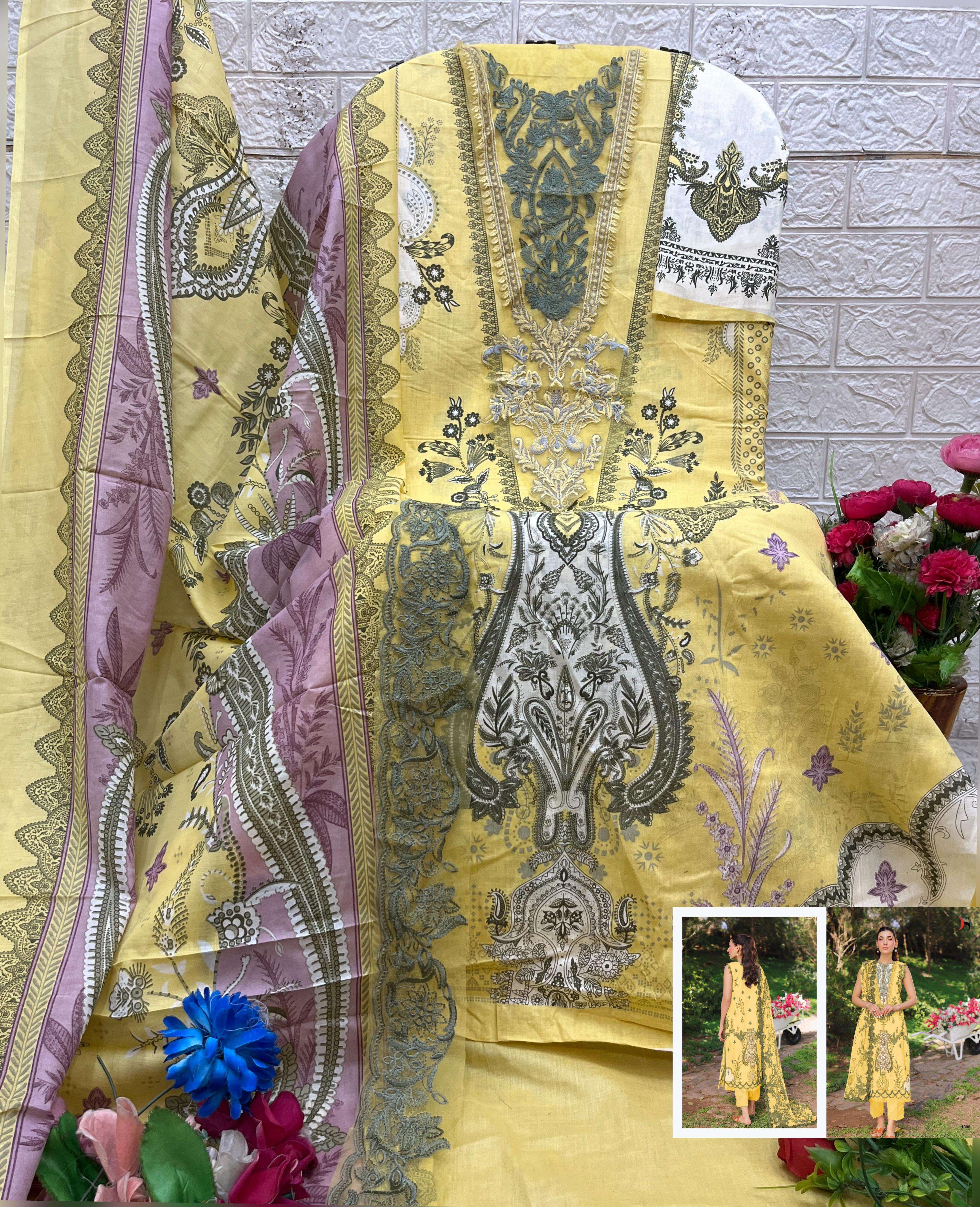 DEEPSY SUITS JADE BLISS LAWN 25 VOL 2 