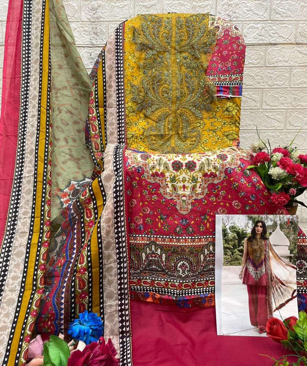 DEEPSY SUITS MARIA B M PRINTS 25 VOL 4