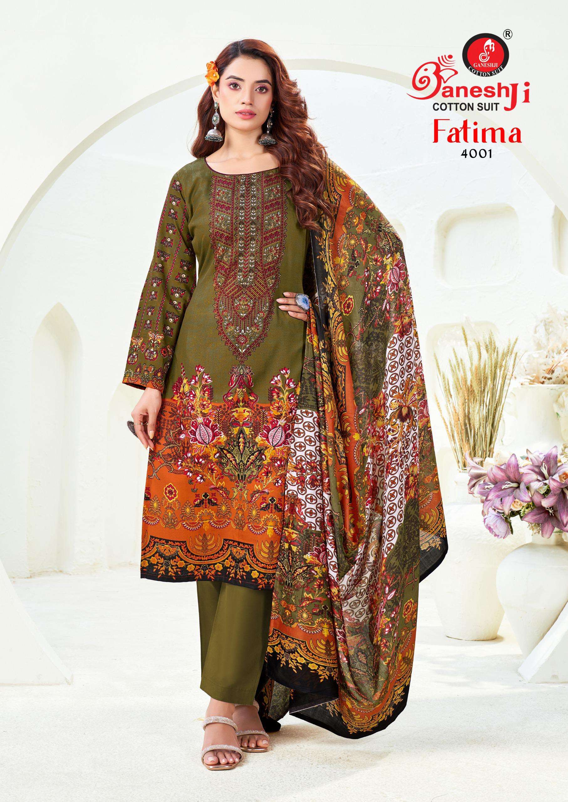 GANESHJI COTTON SUIT FATIMA VOL 4