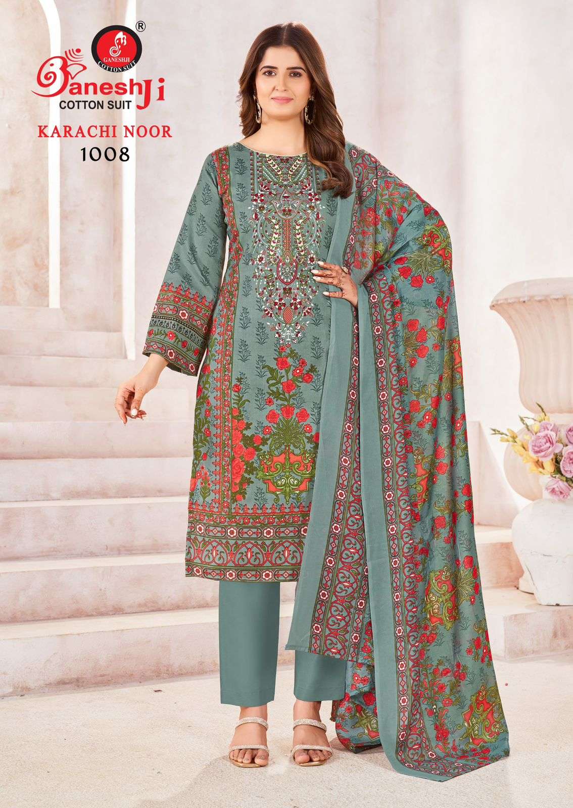 GANESHJI COTTON SUIT KARACHI NOOR VOL 1 