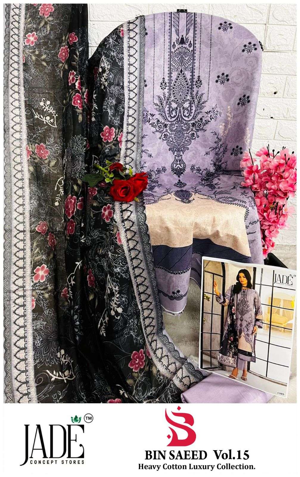 JADE BIN SAEED HEAVY COTTON LUXURY COLLECTION VOL 15