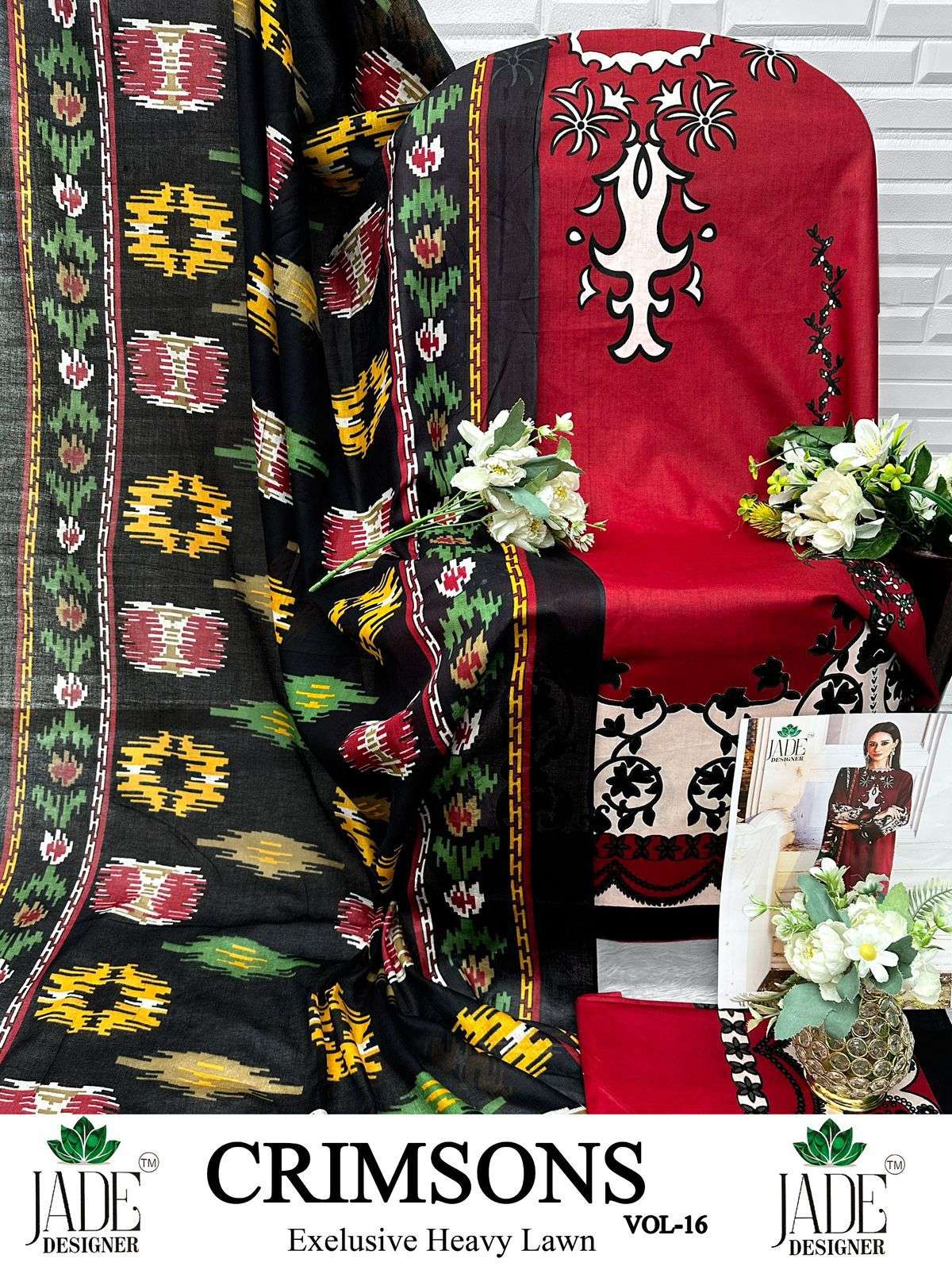 JADE CRIMSON EXCLUSIVE HEAVY LAWN COLLECTION VOL 16 