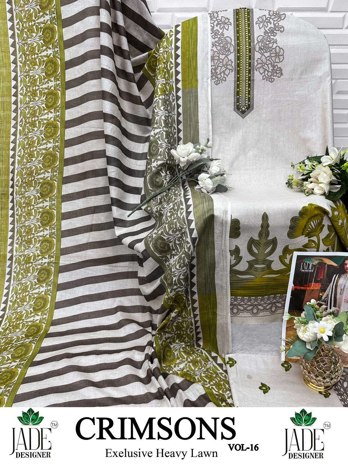 JADE CRIMSON EXCLUSIVE HEAVY LAWN COLLECTION VOL 16 