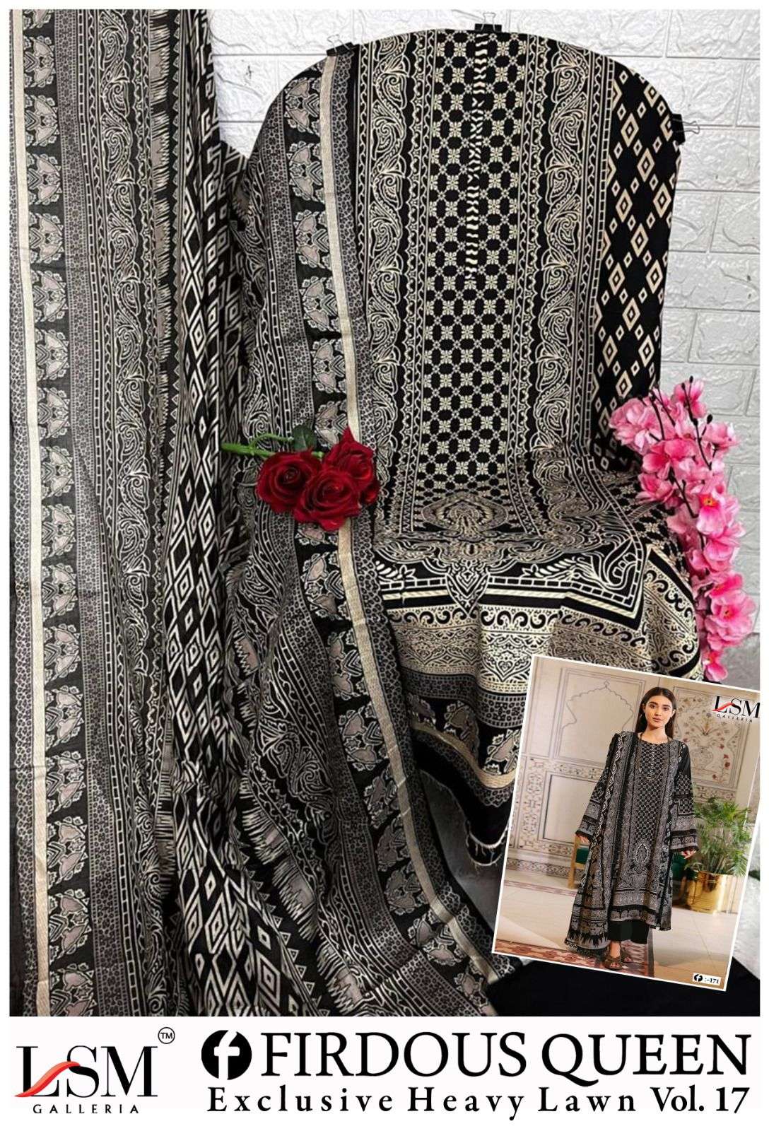 LSM GALLERIA FIRDOUS QUEEN LAWN VOL 17