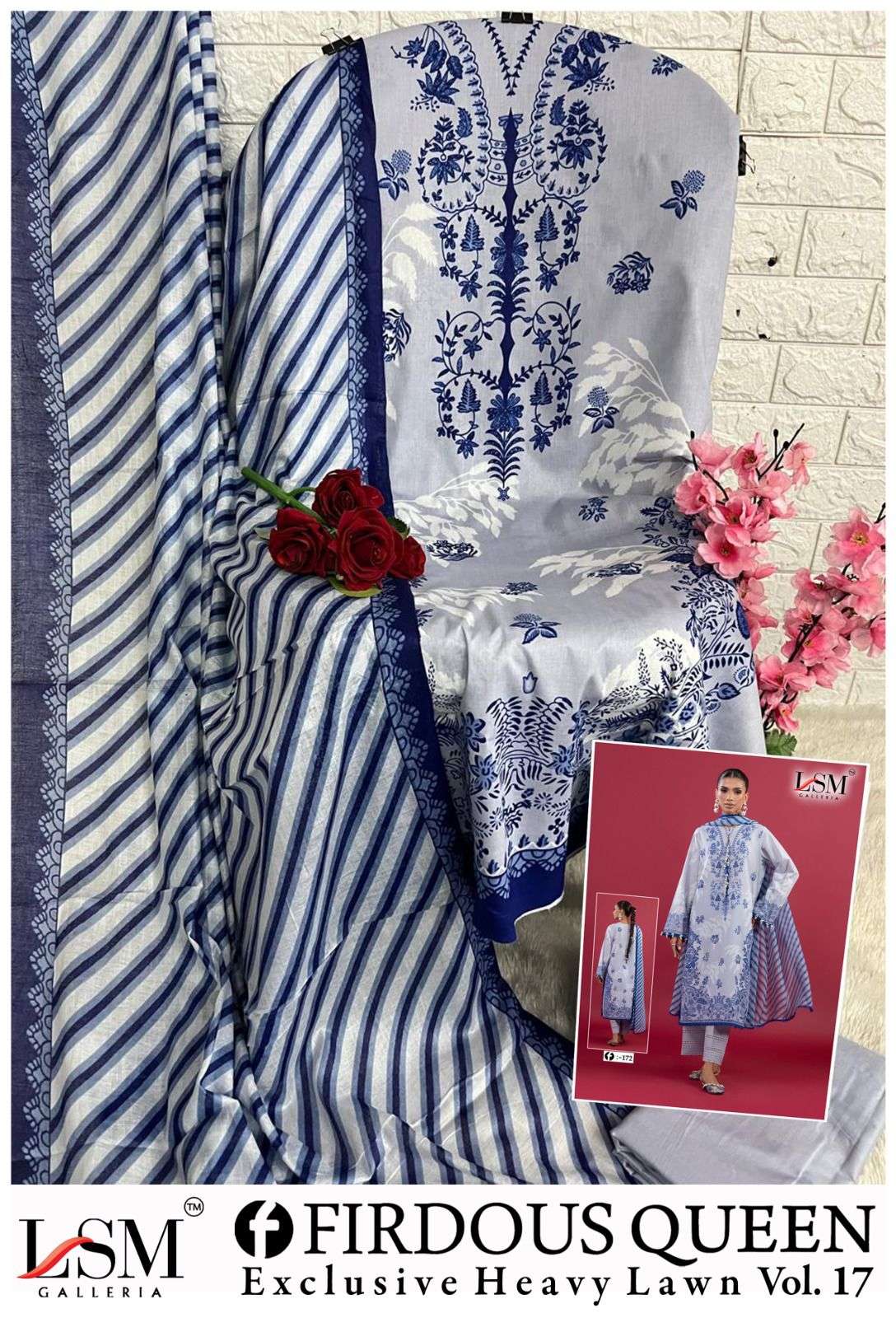 LSM GALLERIA FIRDOUS QUEEN LAWN VOL 17