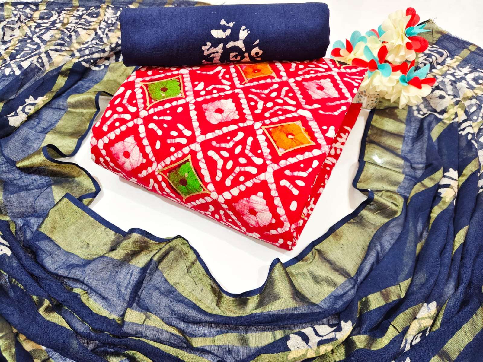 MF MULTI COTTON WAX BATIK GOLD