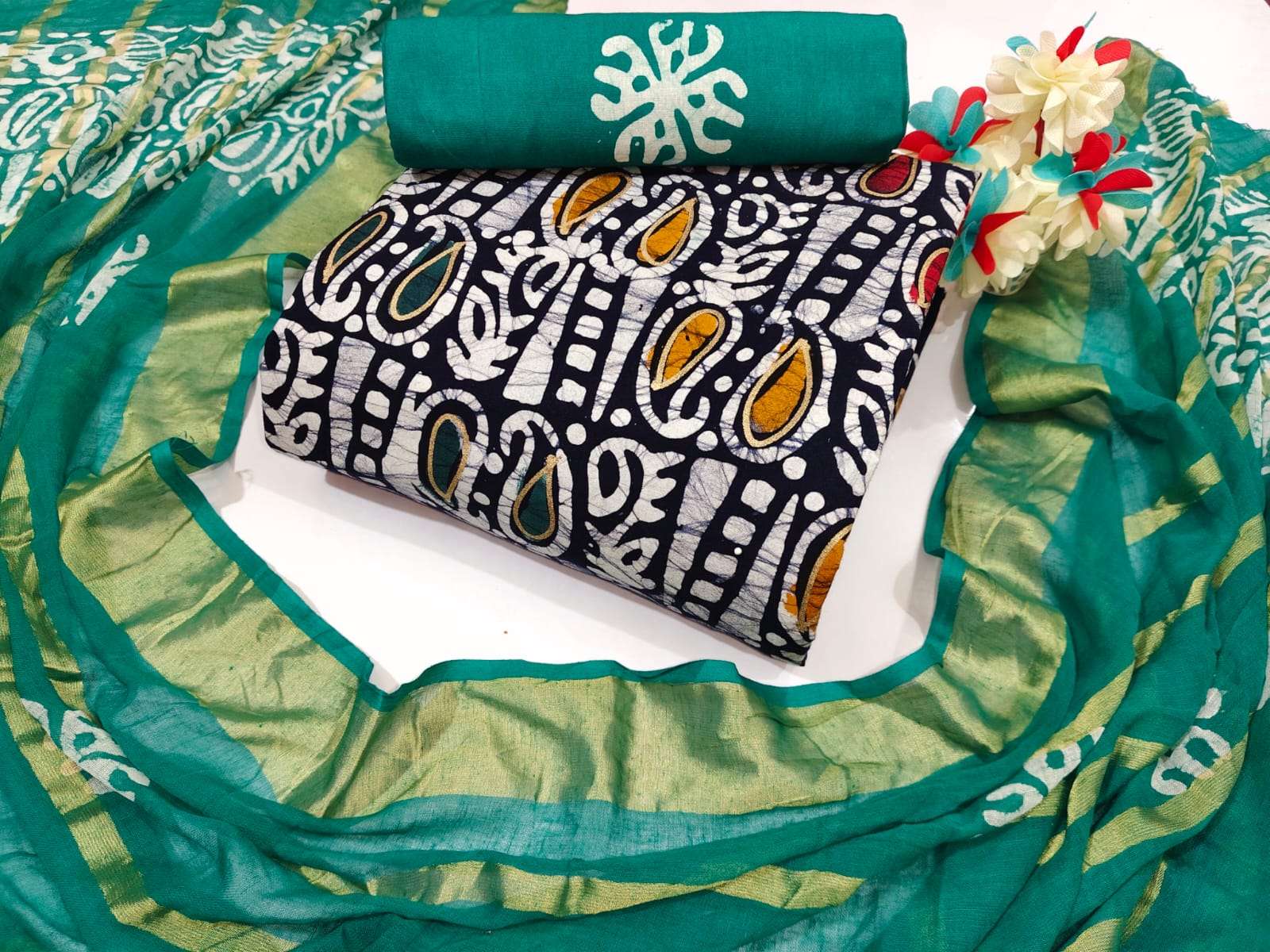 MF MULTI COTTON WAX BATIK GOLD