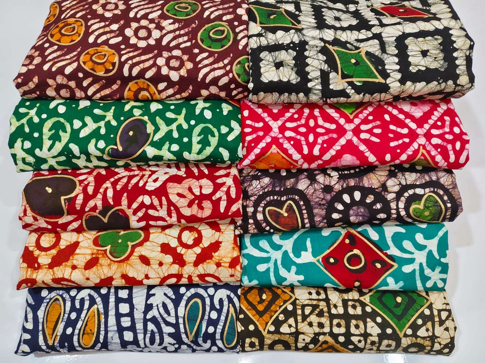 MF MULTI COTTON WAX BATIK GOLD