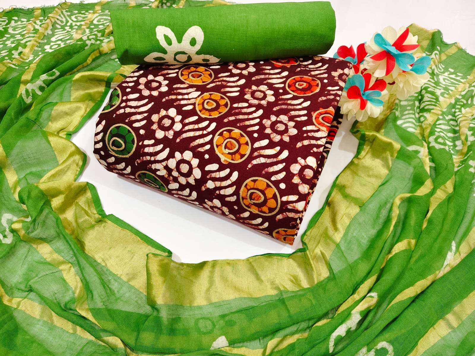 MF MULTI COTTON WAX BATIK GOLD