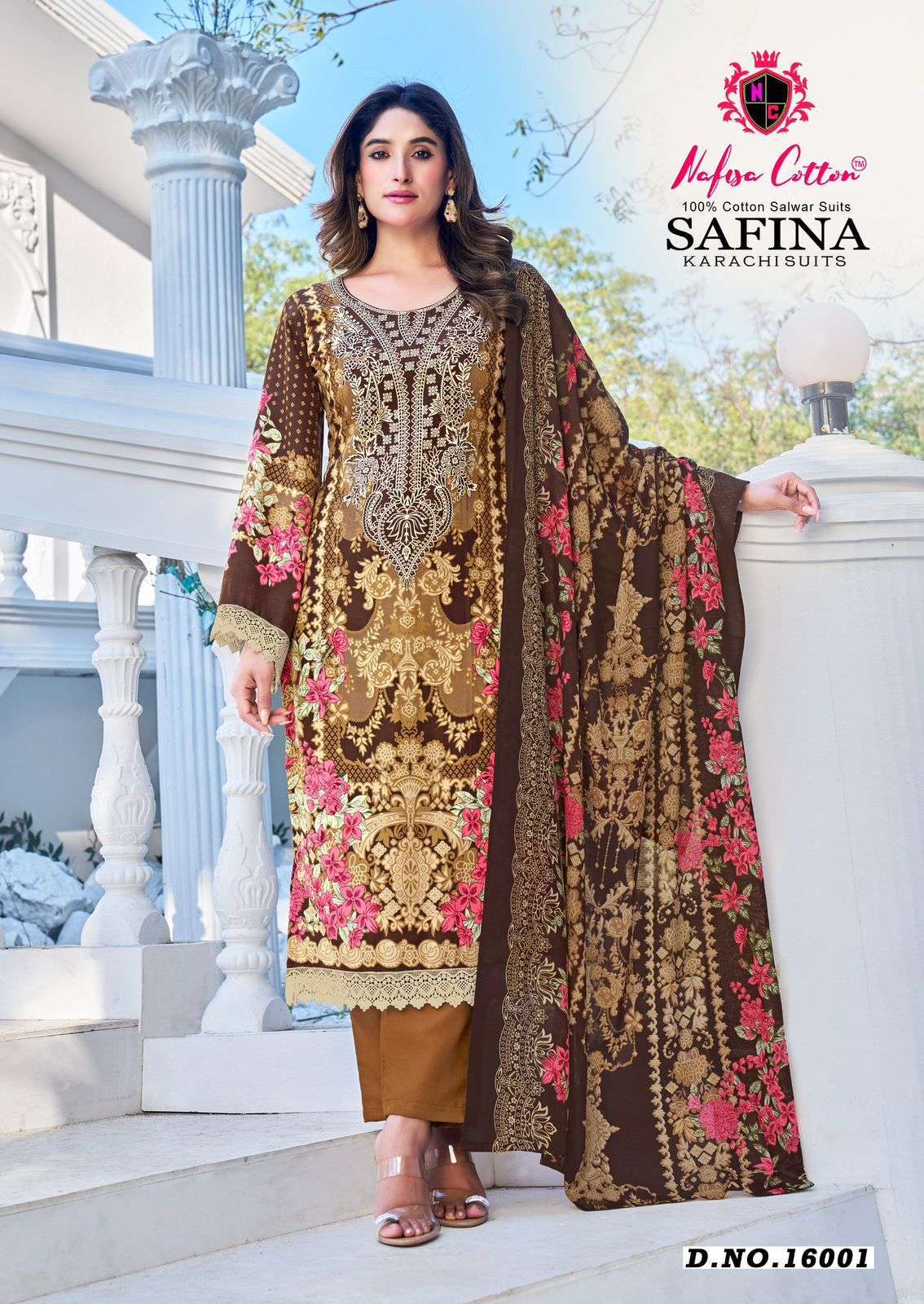 NAFISA COTTON SAFINA KARACHI SUITS VOL 16 