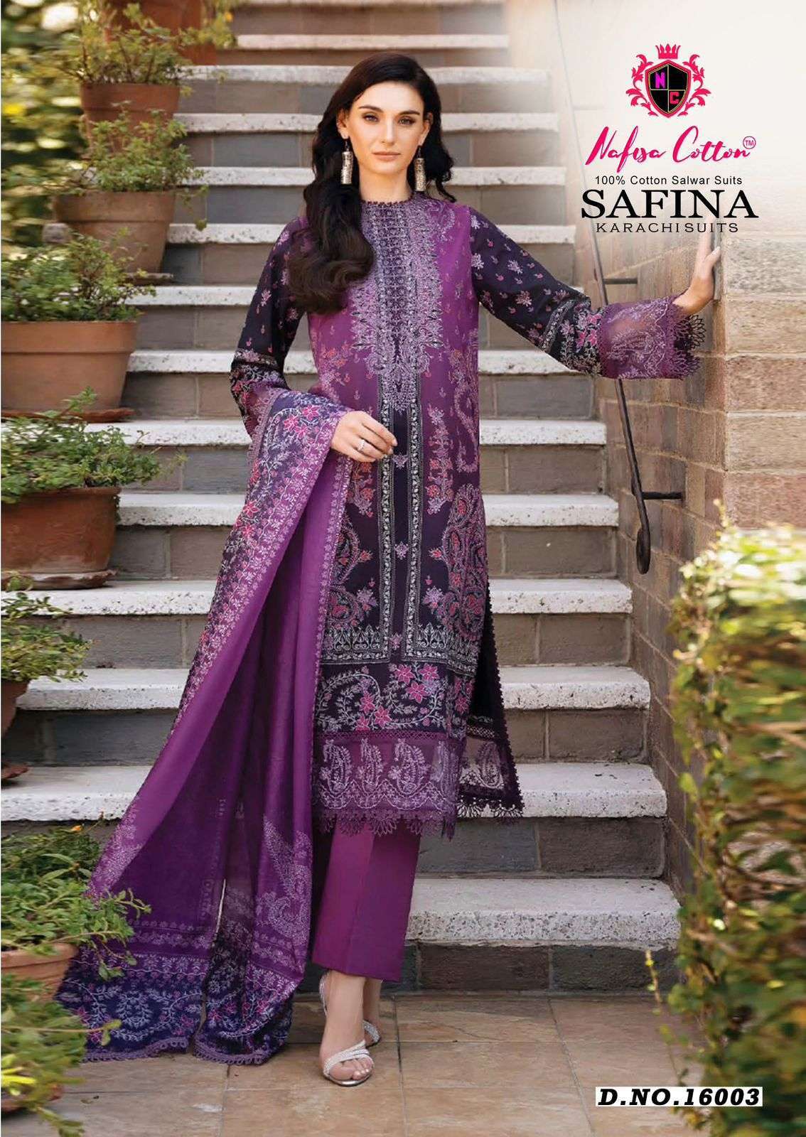 NAFISA COTTON SAFINA KARACHI SUITS VOL 16 