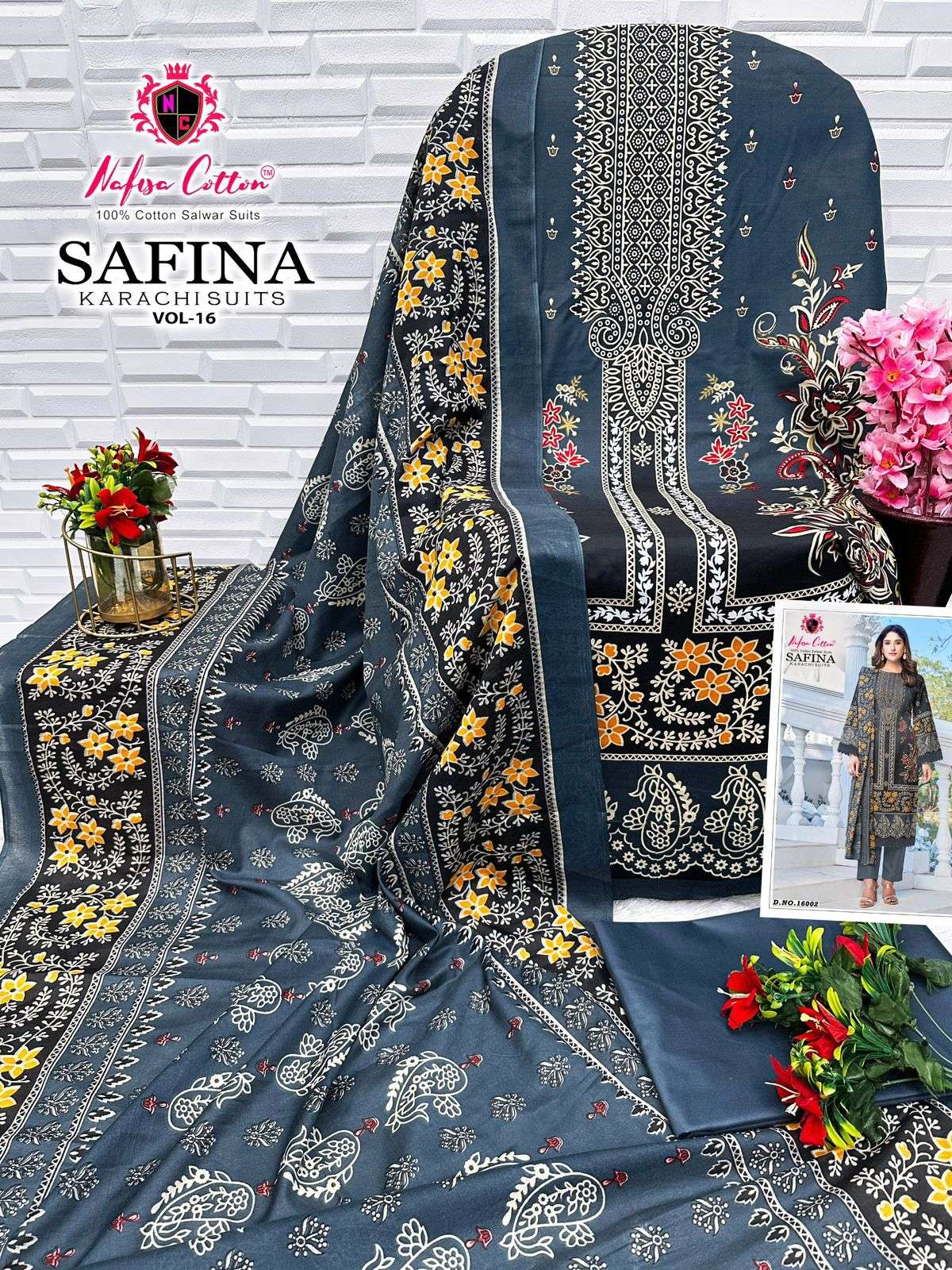 NAFISA COTTON SAFINA KARACHI SUITS VOL 16 