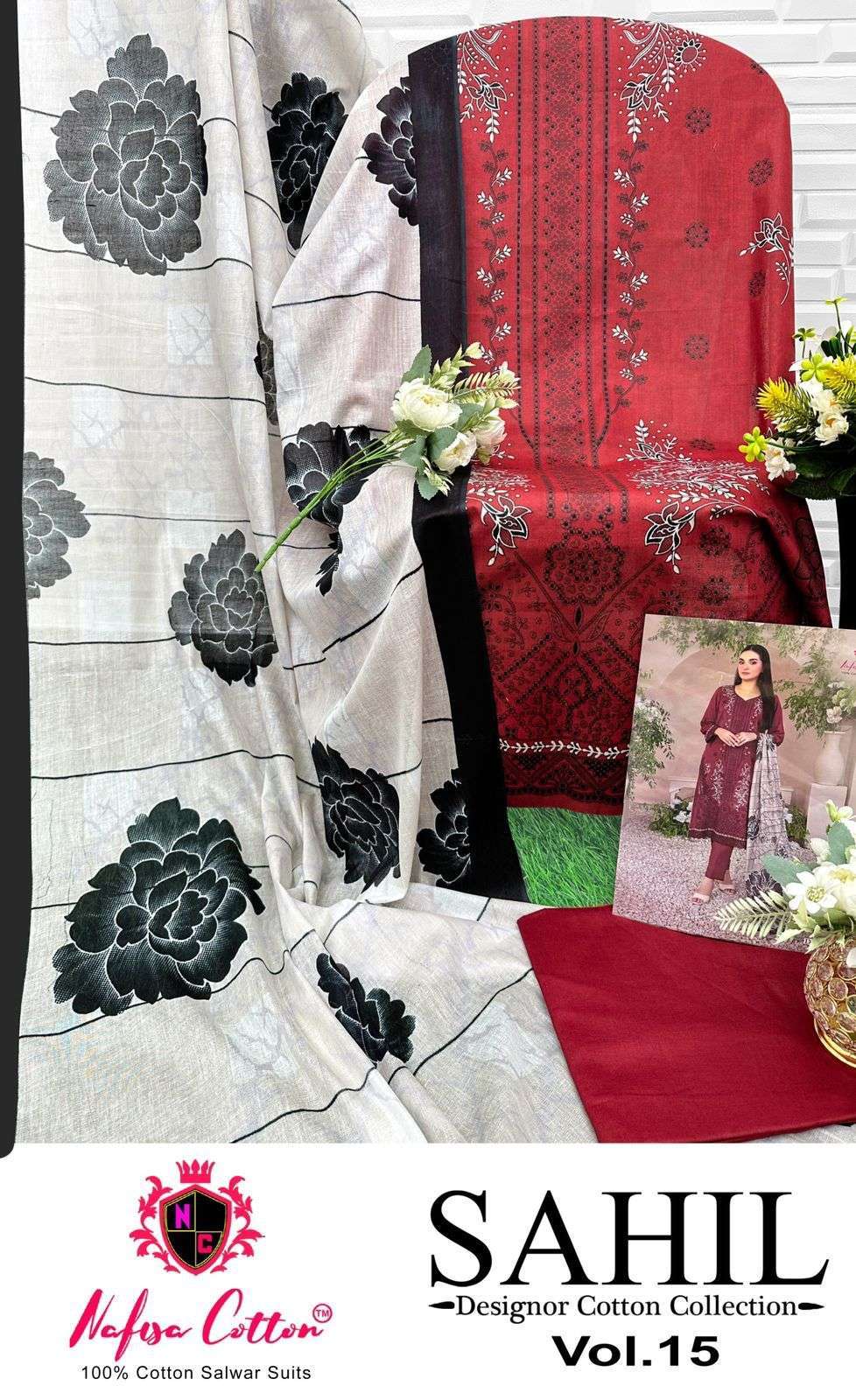 NAFISA COTTON SAHIL DESIGNER COTTON COLLECTION VOL 15