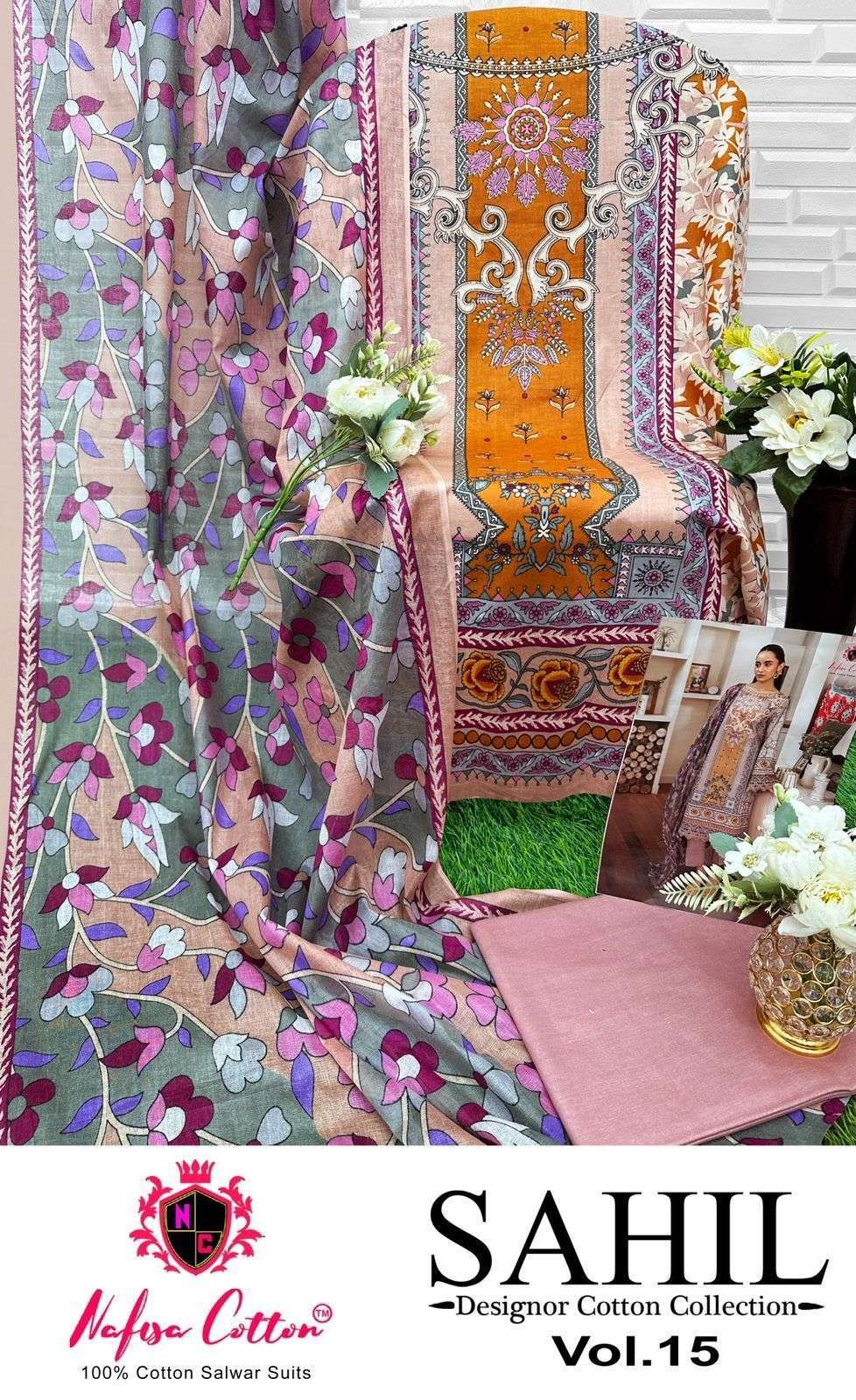NAFISA COTTON SAHIL DESIGNER COTTON COLLECTION VOL 15