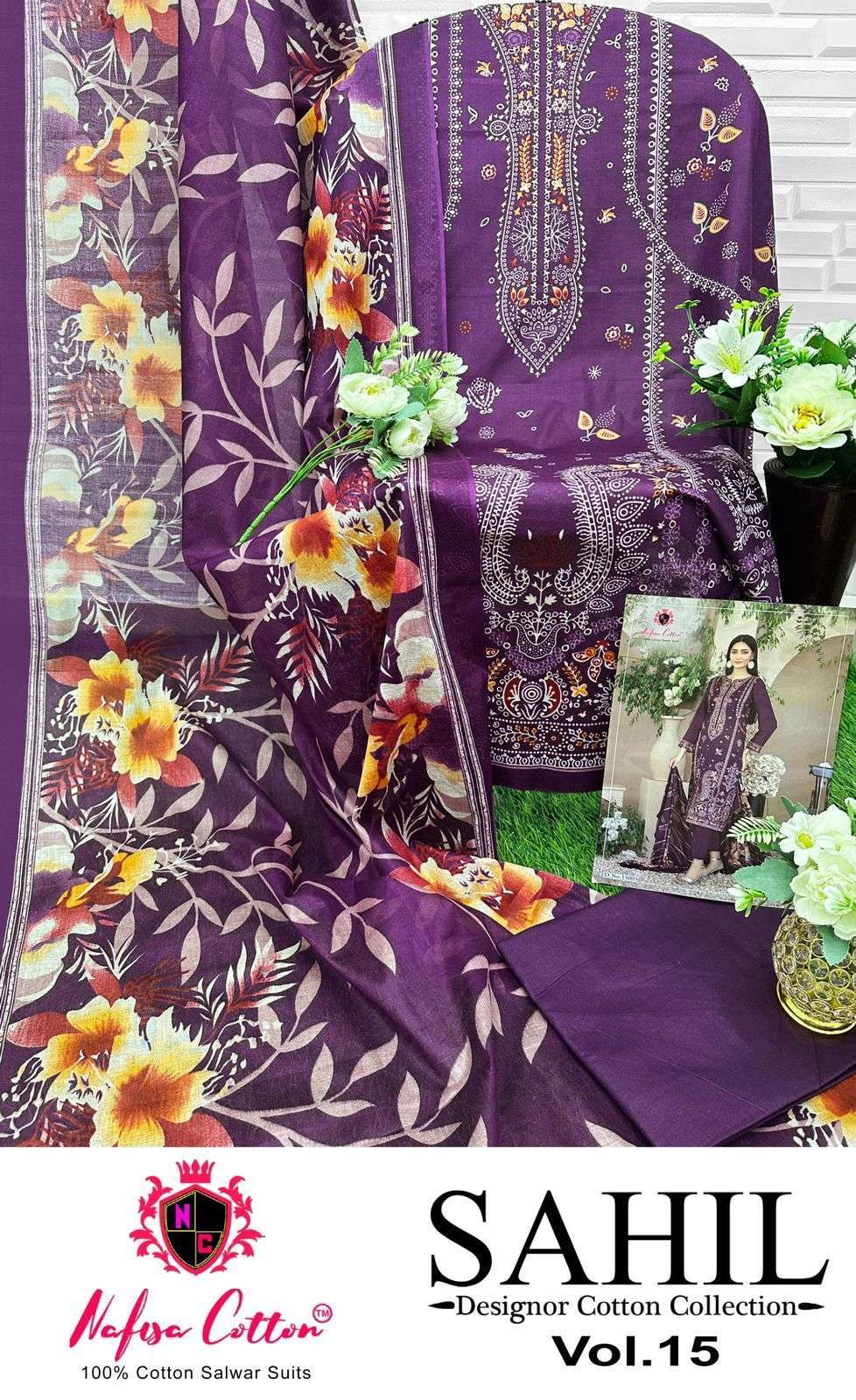 NAFISA COTTON SAHIL DESIGNER COTTON COLLECTION VOL 15