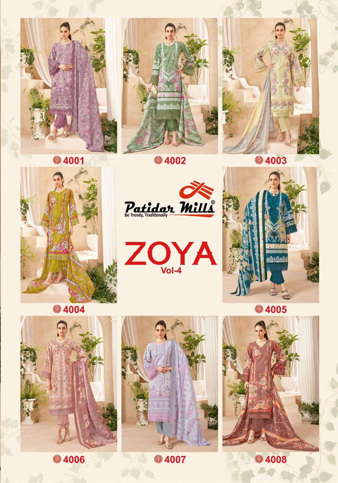PATIDAR MILLS ZOYA VOL 4 