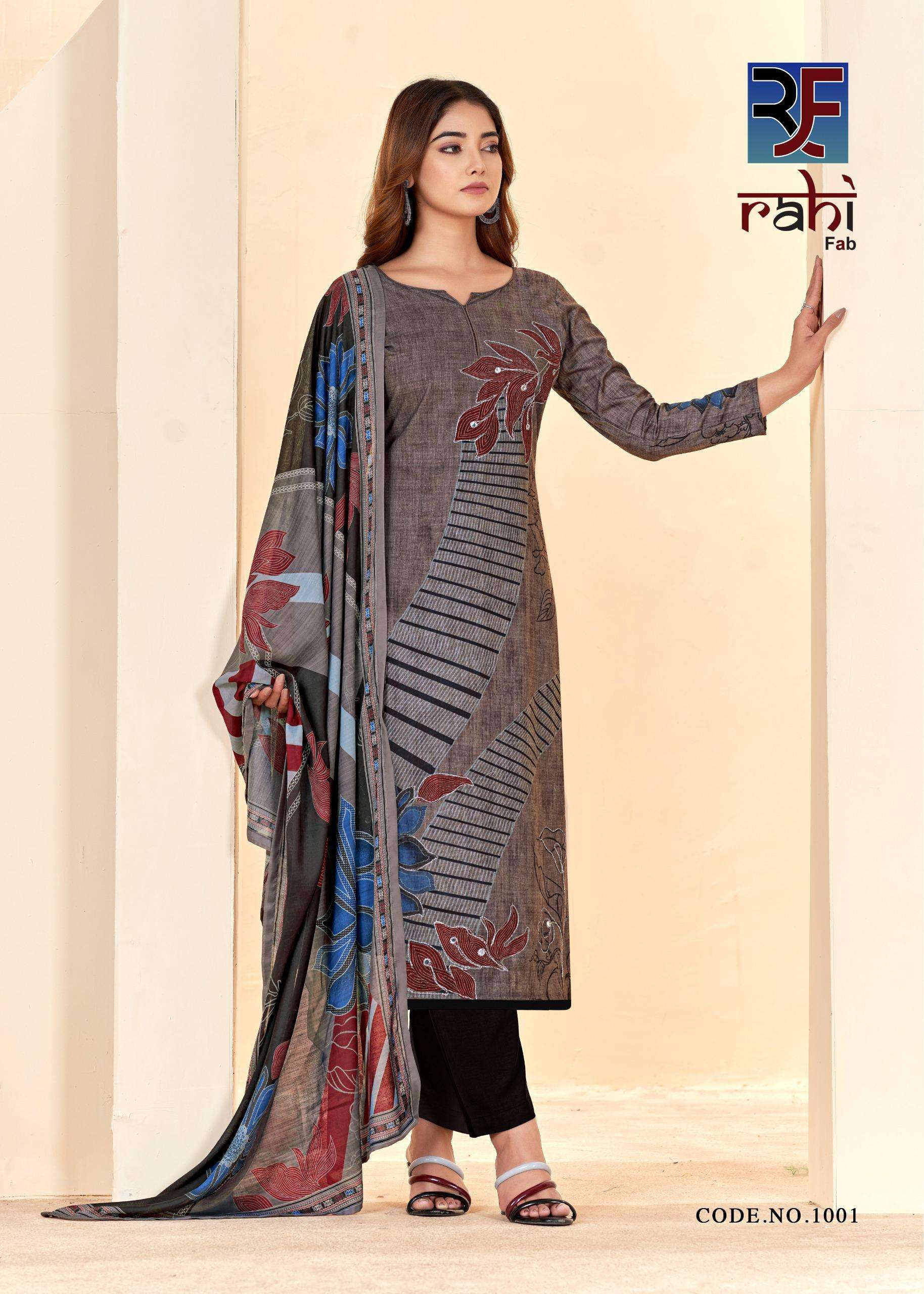 RAHI FAB RISING SILVER READY MADE COLLECTION 