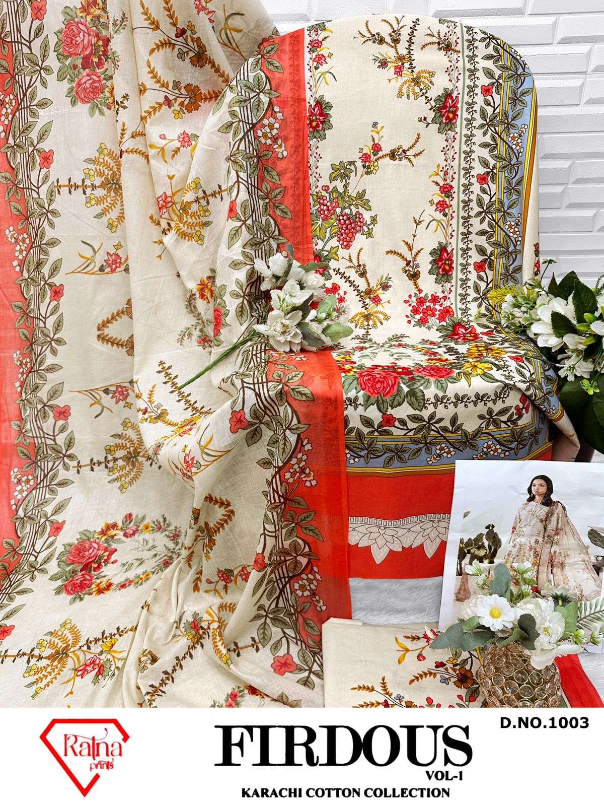 RATNA PRINTS FIRDOUS VOL 1 