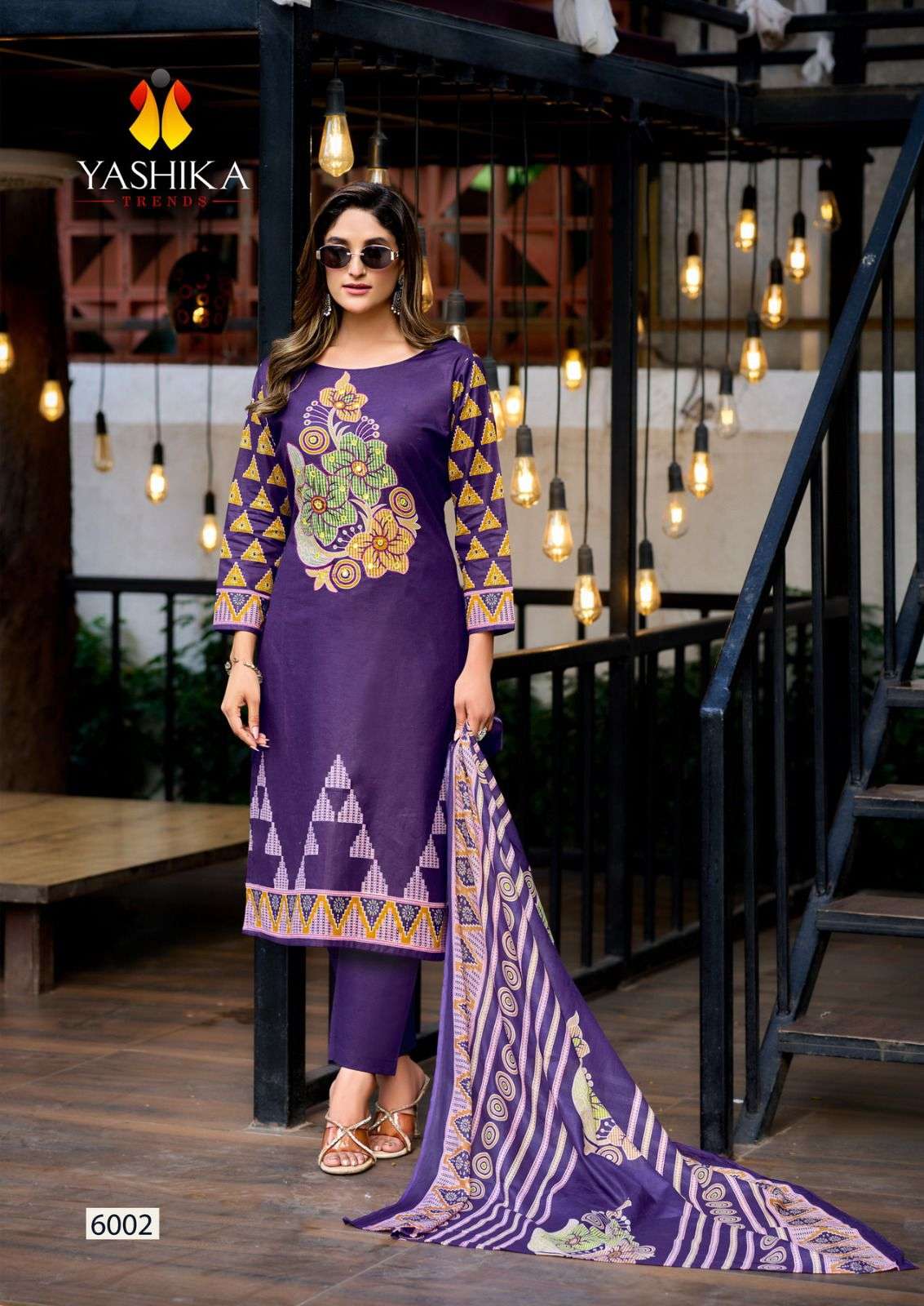 YASHIKA TRENDS DUA VOL 6 COTTON DIGITAL PRINTED SUIT