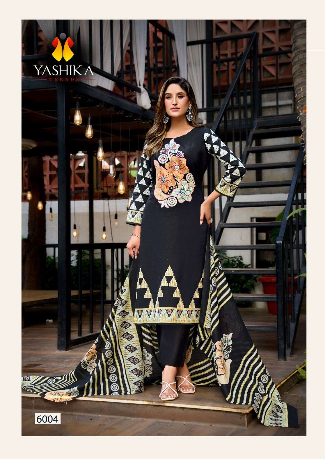 YASHIKA TRENDS DUA VOL 6 COTTON DIGITAL PRINTED SUIT