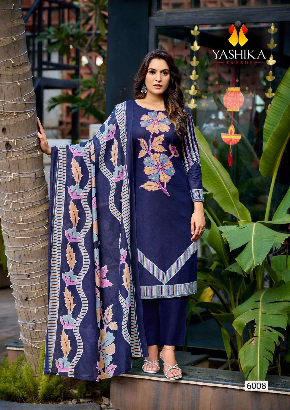 YASHIKA TRENDS DUA VOL 6 COTTON DIGITAL PRINTED SUIT