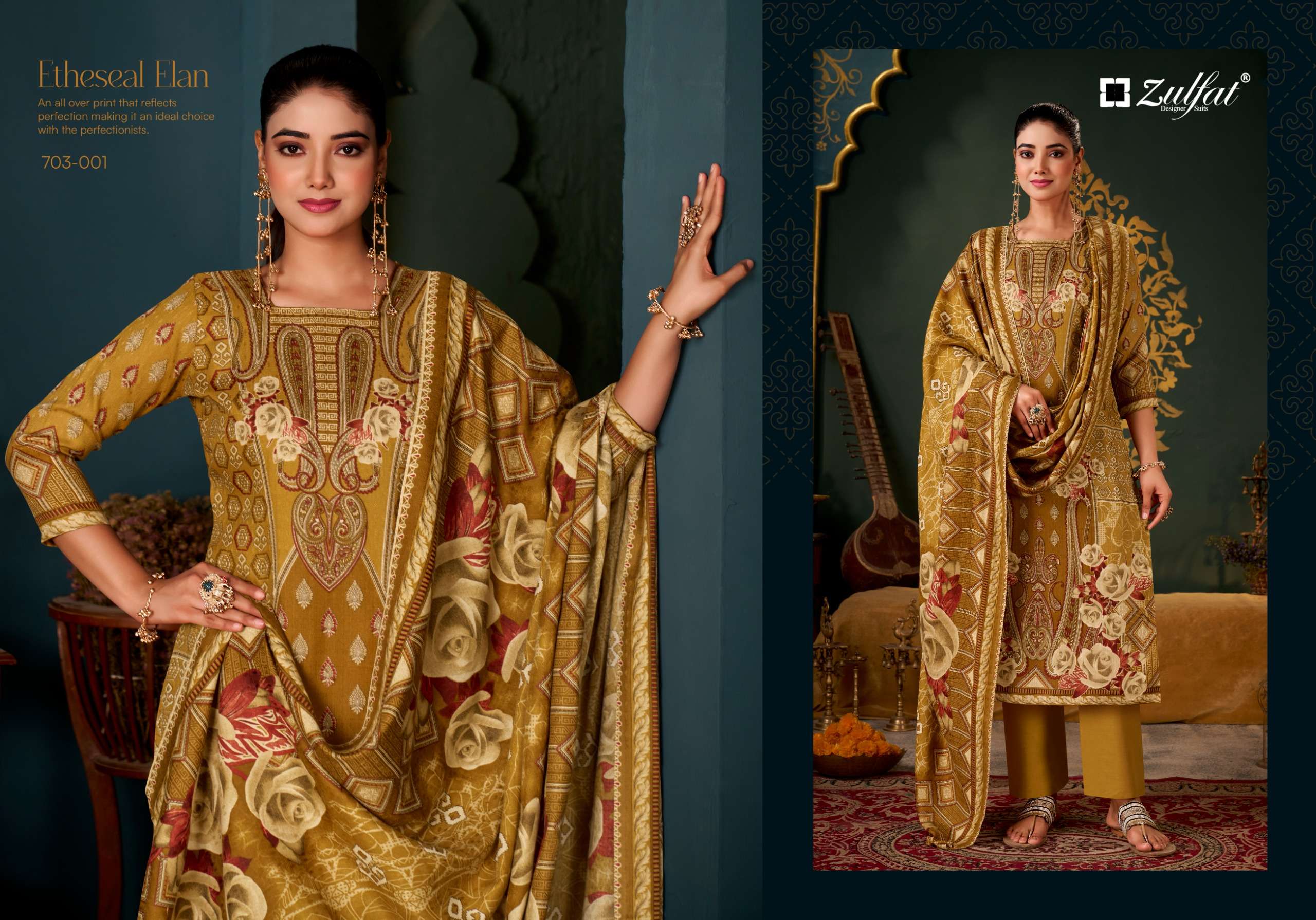 ZULFAT DESIGNER SUITS SAMEERA