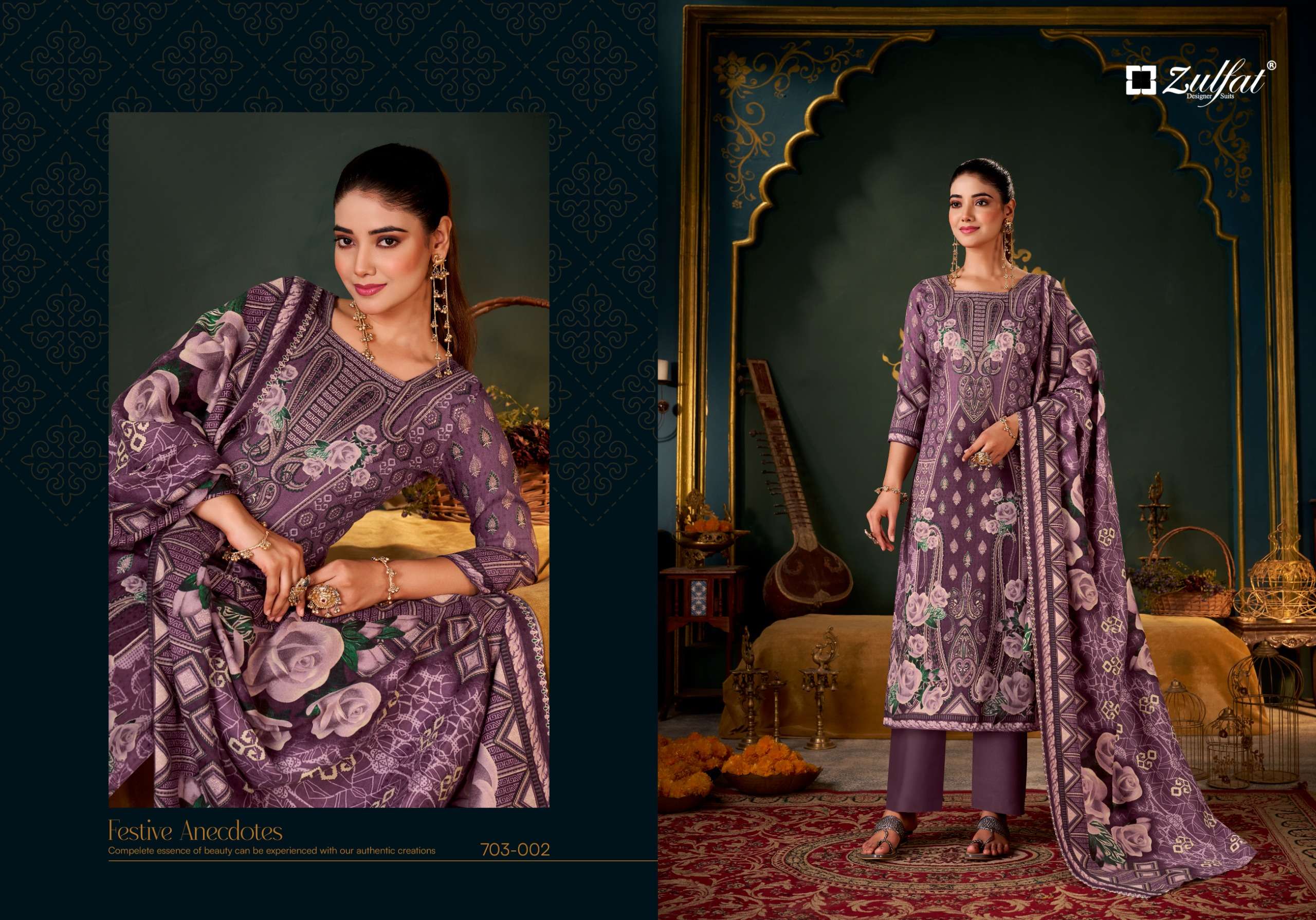 ZULFAT DESIGNER SUITS SAMEERA