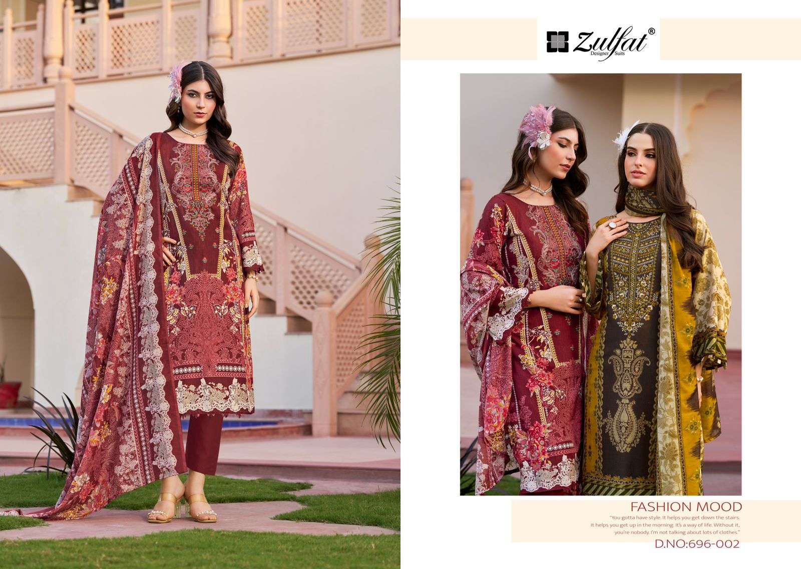 ZULFAT DESIGNER SUITS SANA SAFINA VOL 2