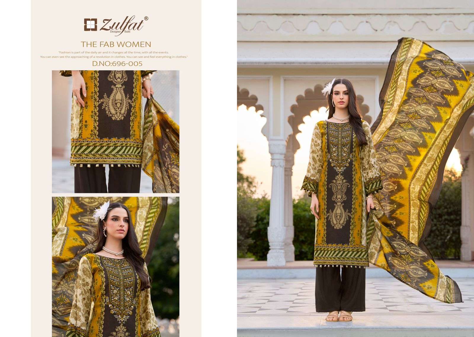 ZULFAT DESIGNER SUITS SANA SAFINA VOL 2
