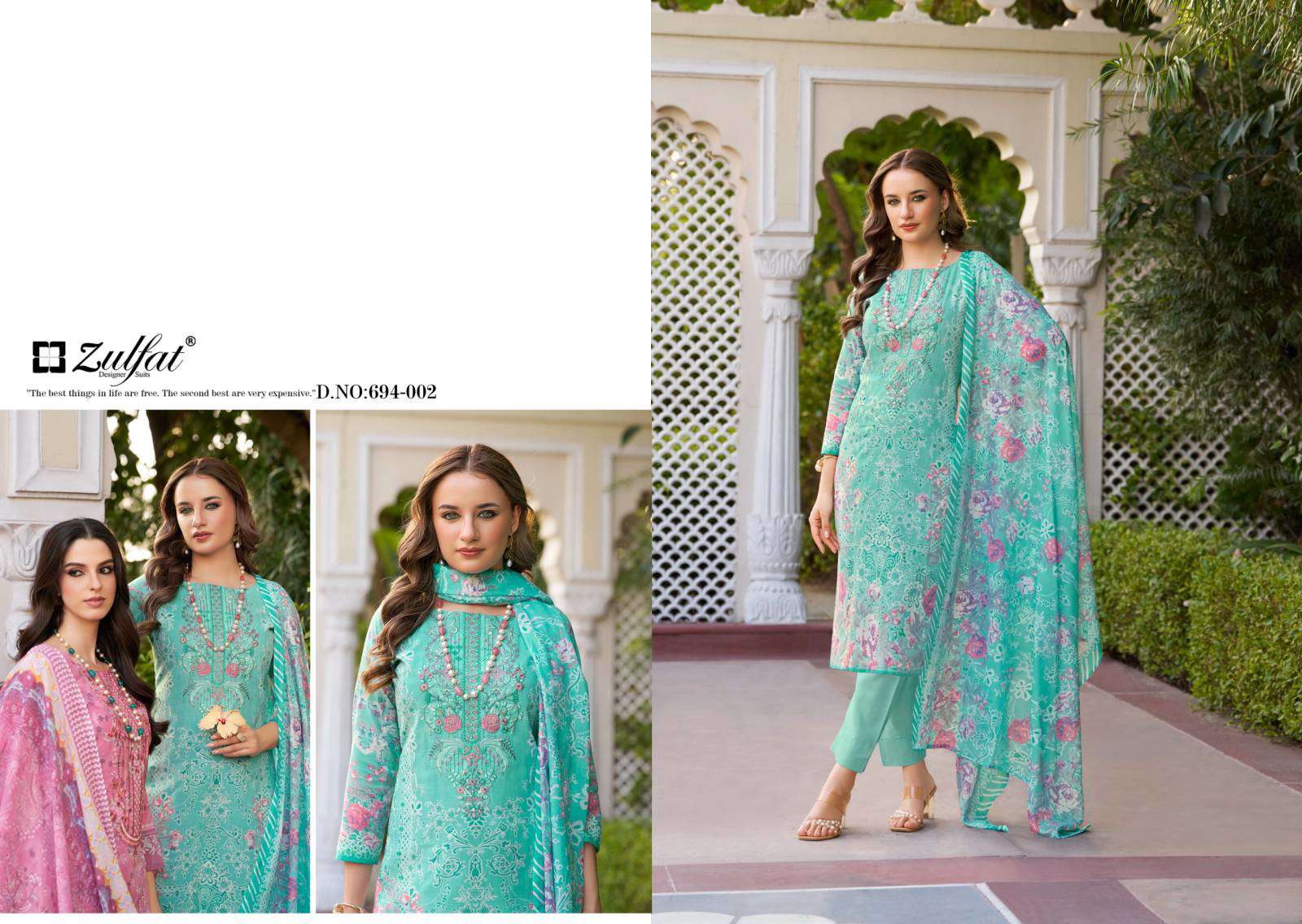 ZULFAT DESIGNER SUITS SANA SAFINA VOL 2 NEW COL