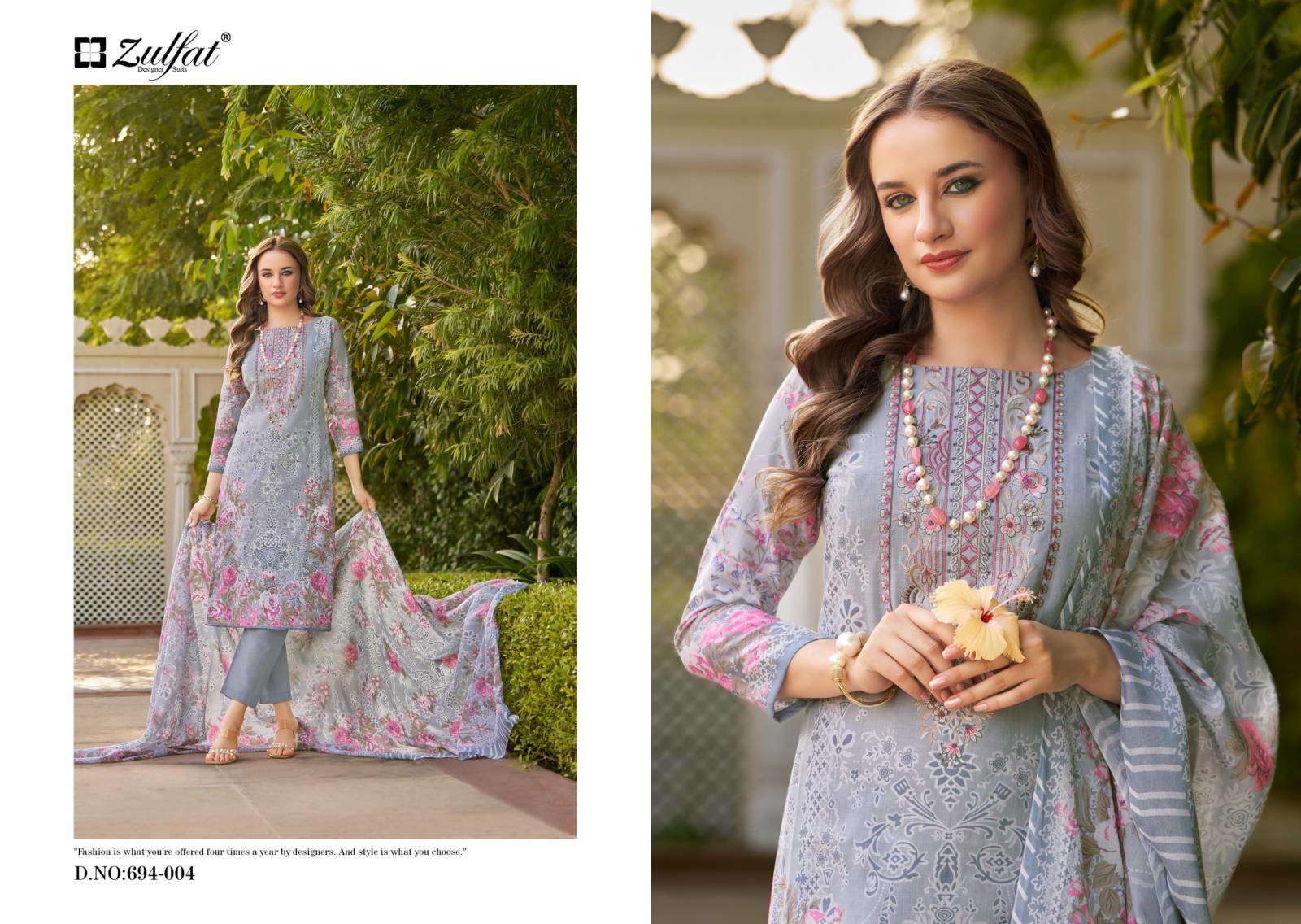 ZULFAT DESIGNER SUITS SANA SAFINA VOL 2 NEW COL