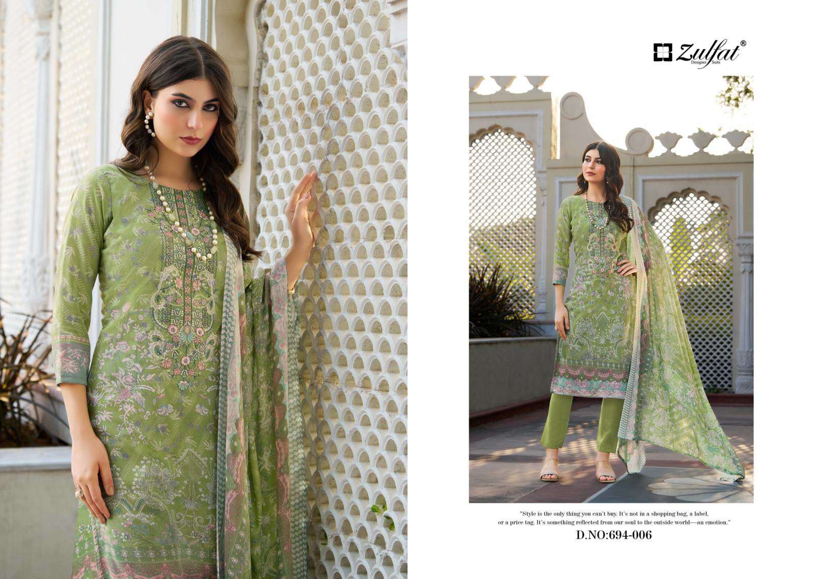 ZULFAT DESIGNER SUITS SANA SAFINA VOL 2 NEW COL