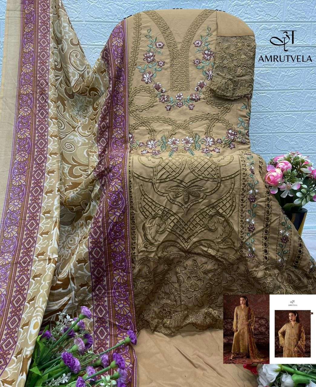 AMRUTVELA  MAHNOR LUXURY RAYON COLLECTION