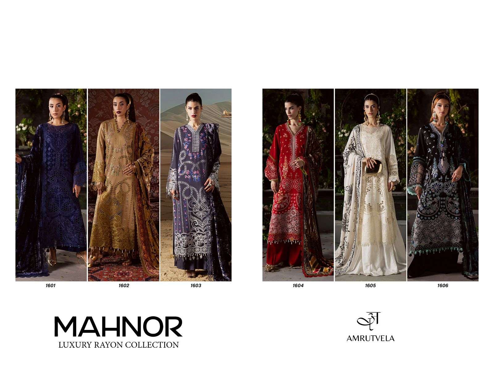 AMRUTVELA  MAHNOR LUXURY RAYON COLLECTION