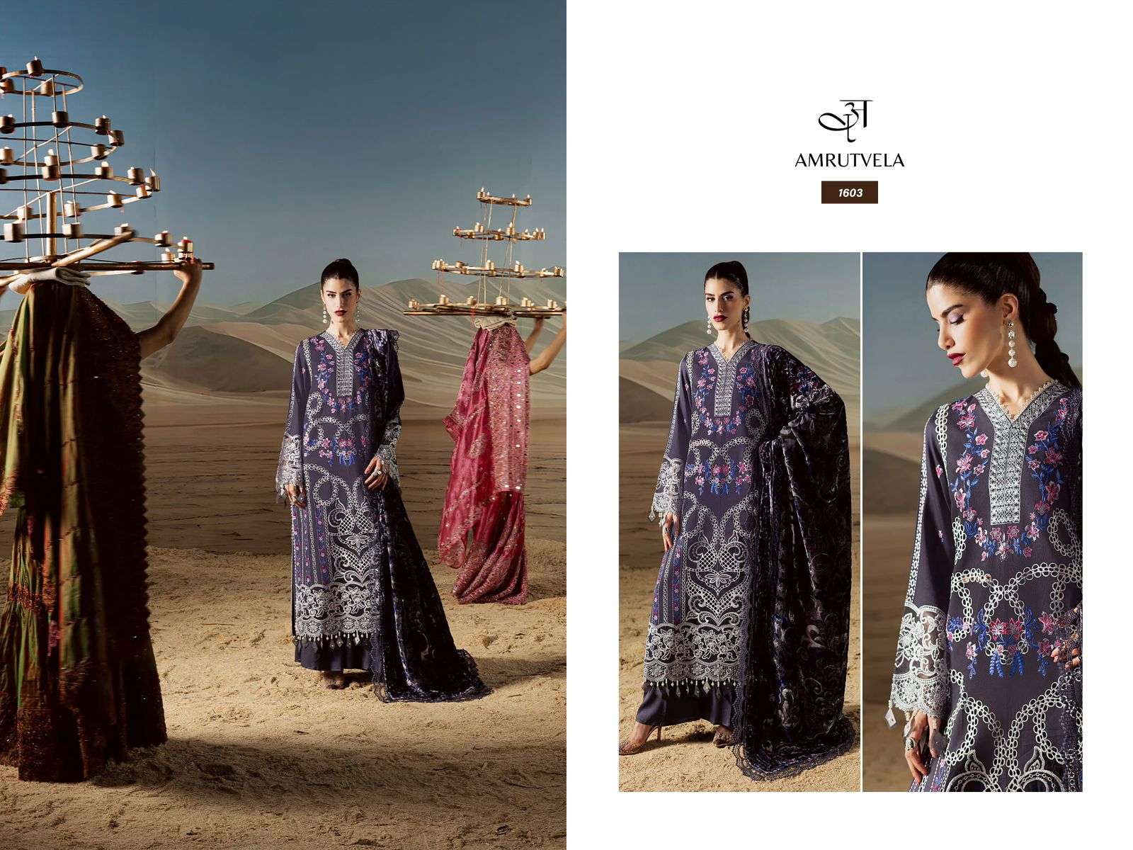 AMRUTVELA  MAHNOR LUXURY RAYON COLLECTION