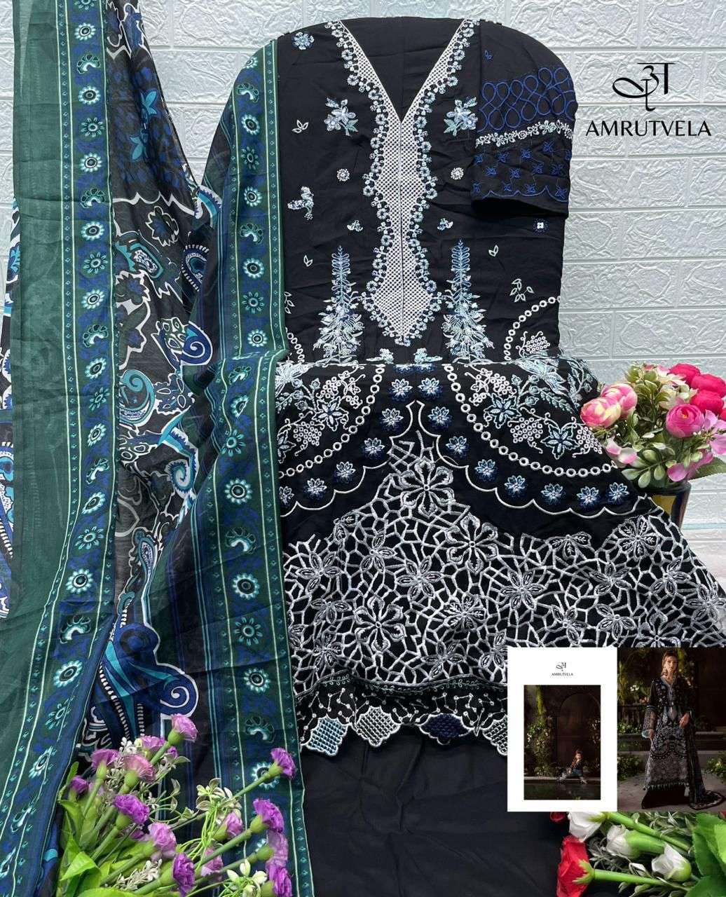 AMRUTVELA  MAHNOR LUXURY RAYON COLLECTION