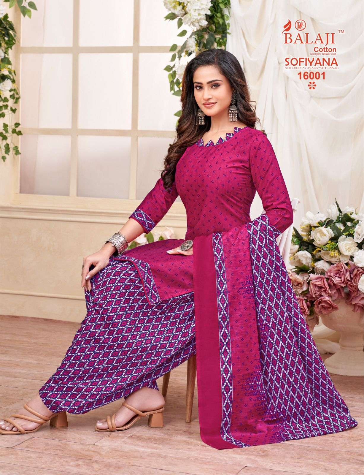 BALAJI COTTON SOFIYANA VOL 16 READY MADE COTTON SUIT