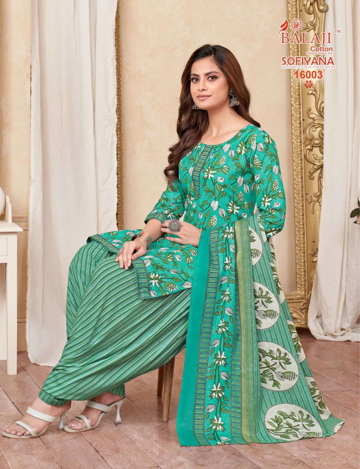 BALAJI COTTON SOFIYANA VOL 16 READY MADE COTTON SUIT