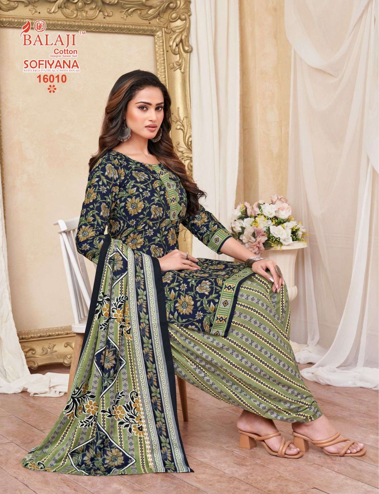 BALAJI COTTON SOFIYANA VOL 16 READY MADE COTTON SUIT