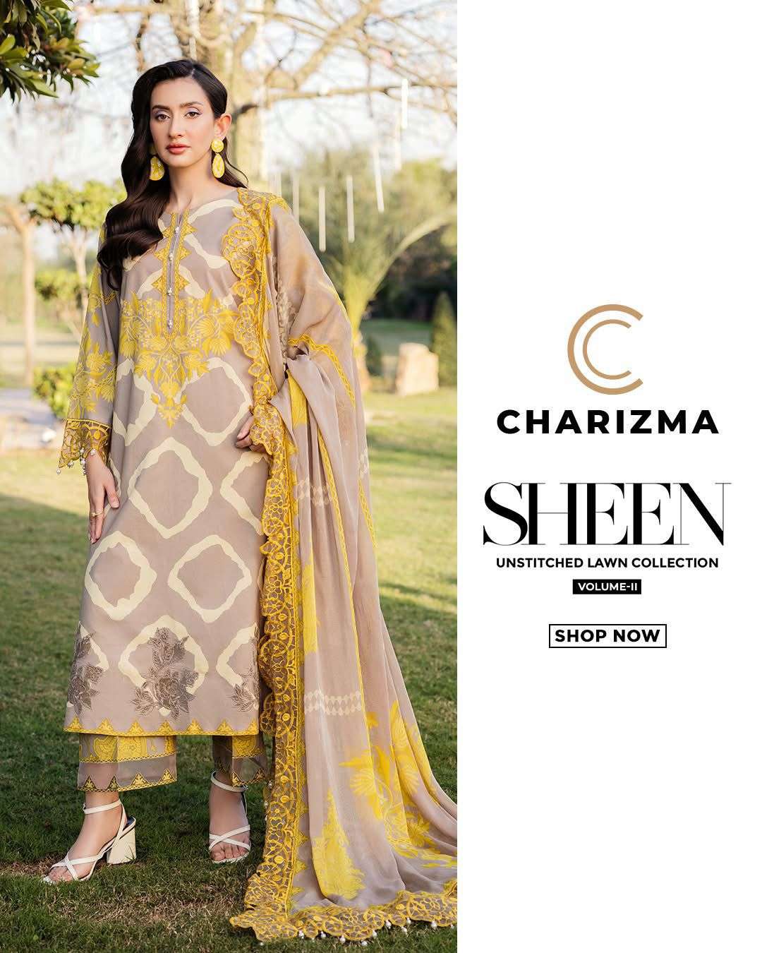 CHARIZMA SHEEN UNSTITCHED LAWN COLLECTION VOL 2