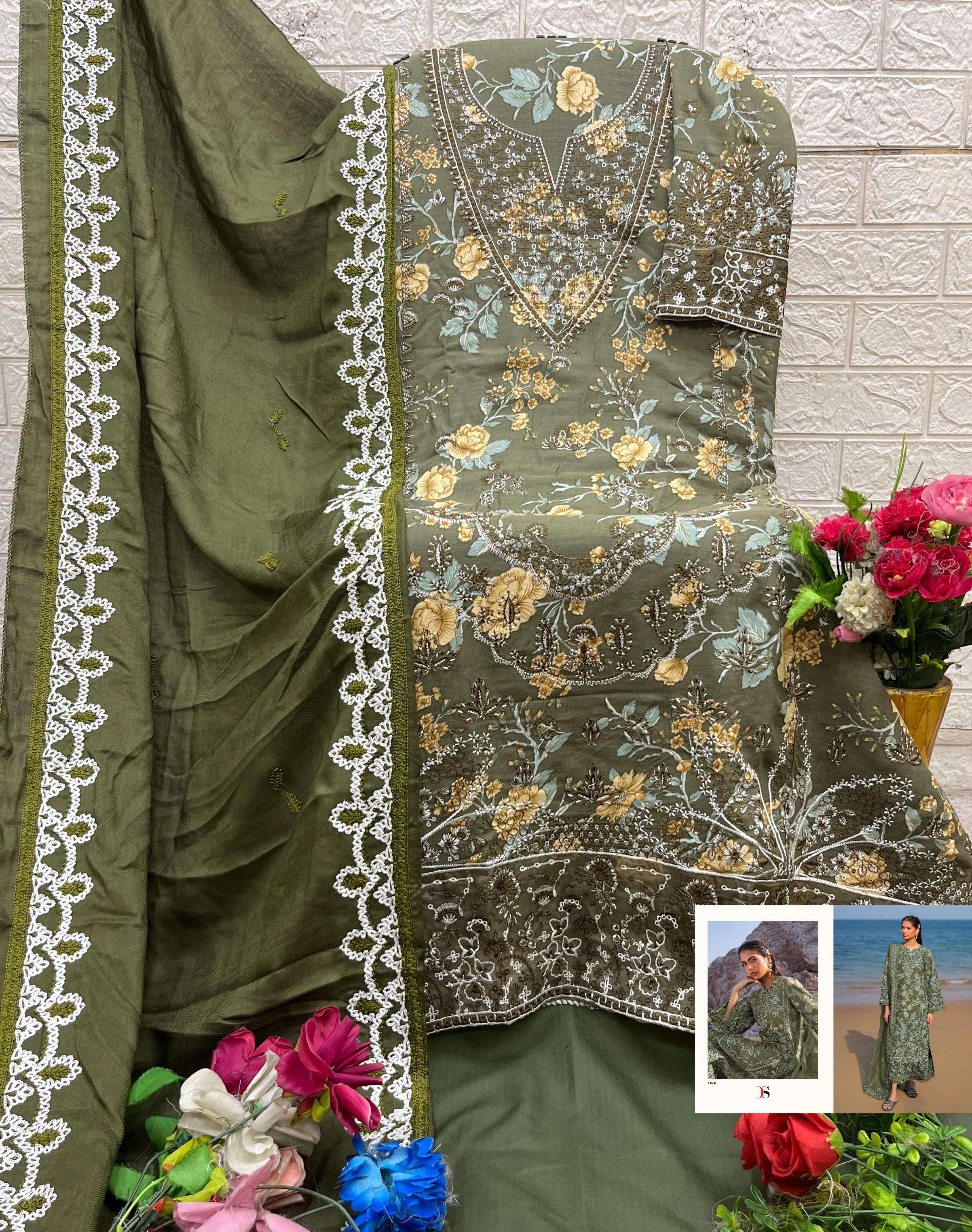DEEPSY SUITS AFROZEH VISCOSE PASHMINA COLLECTION